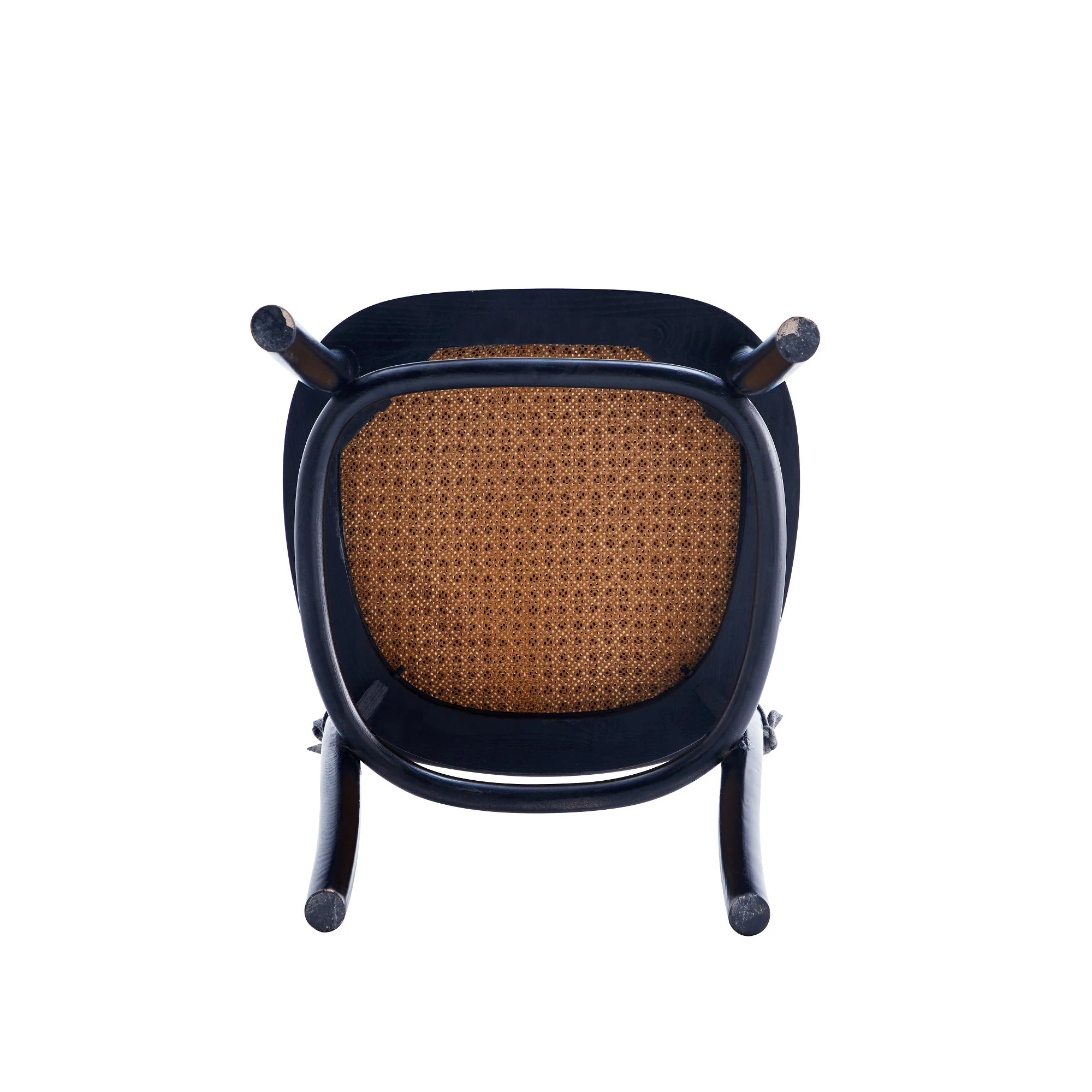Paragon Dining Chair 1.0 with Grey Cushions in Black and Cane (set of 4) - Image 9