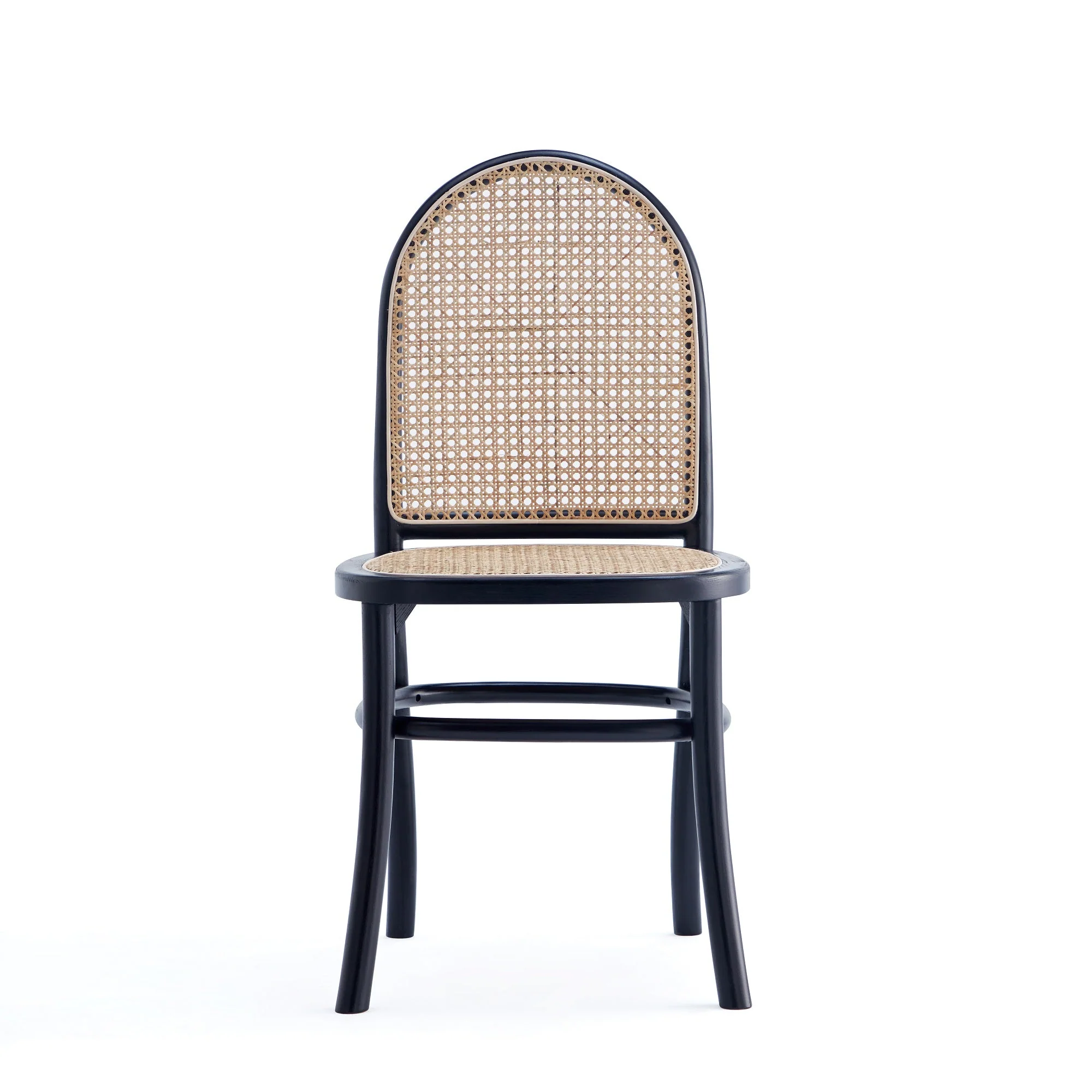 Paragon Dining Chair 2.0 in Black and Cane (set of 4) - Image 6