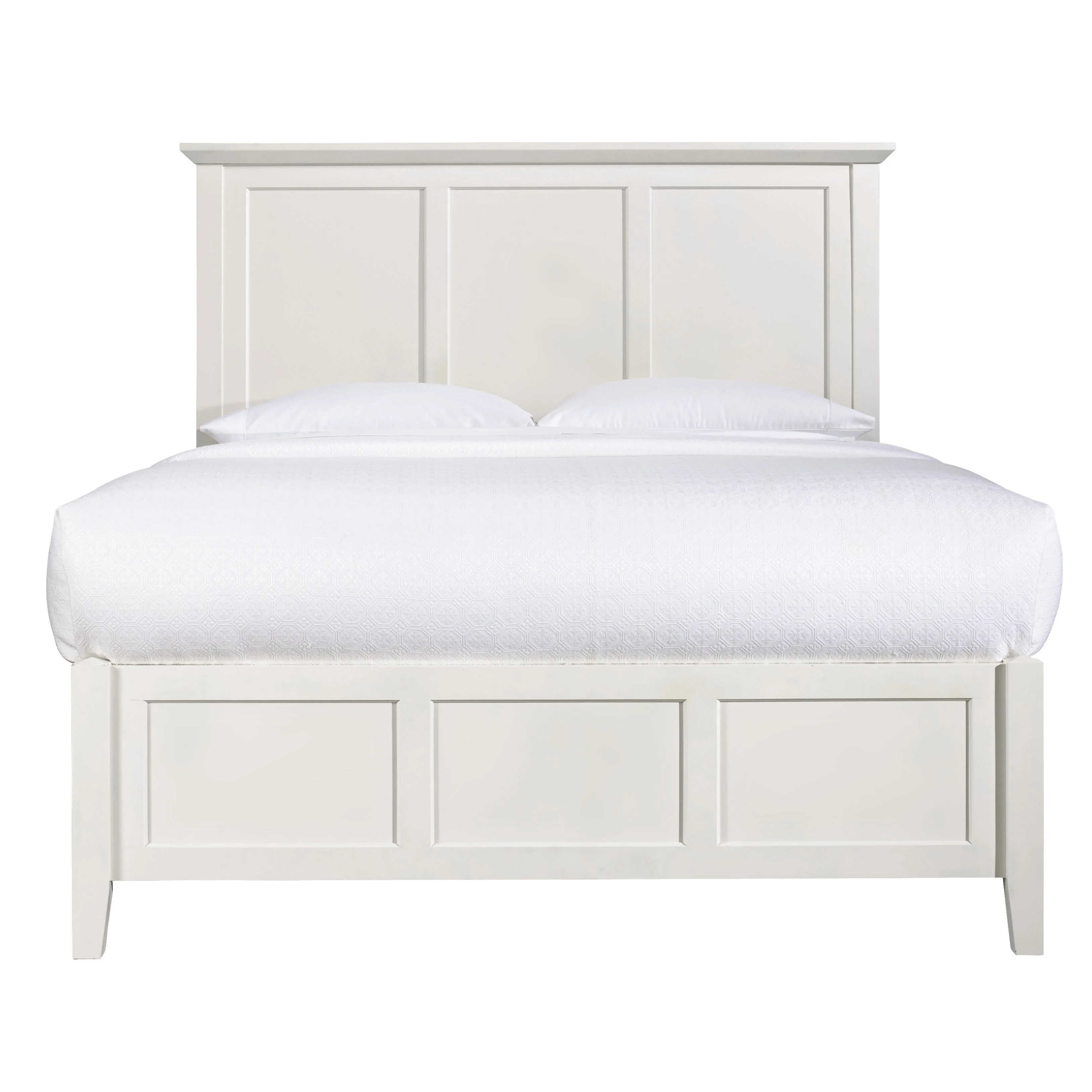 Paragon Four Drawer Wood Eastern King Storage Bed in White - Image 4