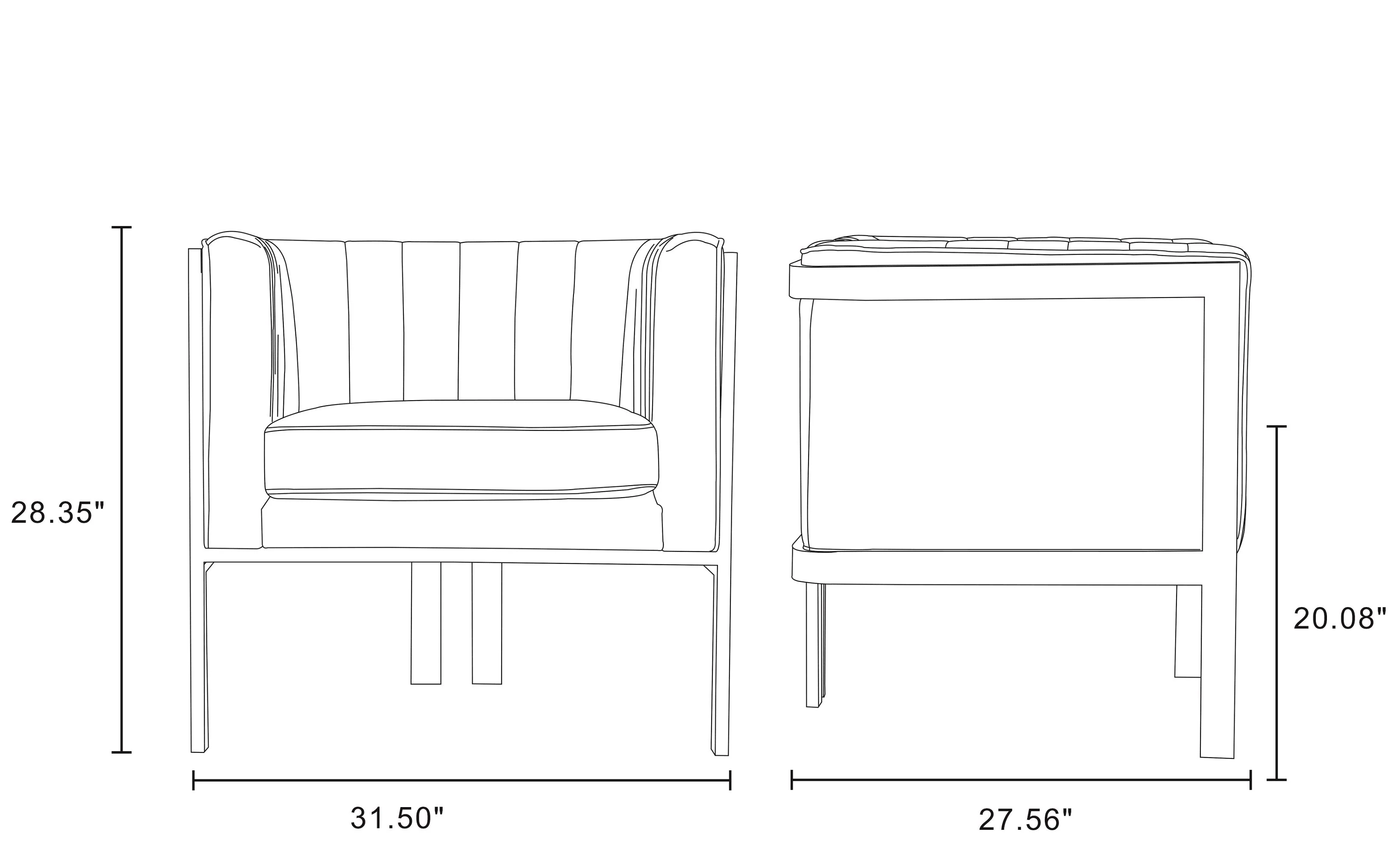Paramount Accent Armchair in Forest Green and Polished Brass - Image 3