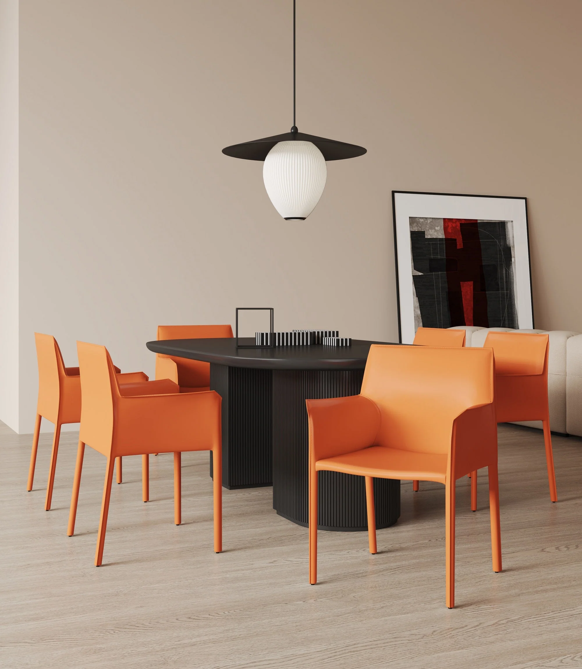Paris Armchair in Coral - Image 2