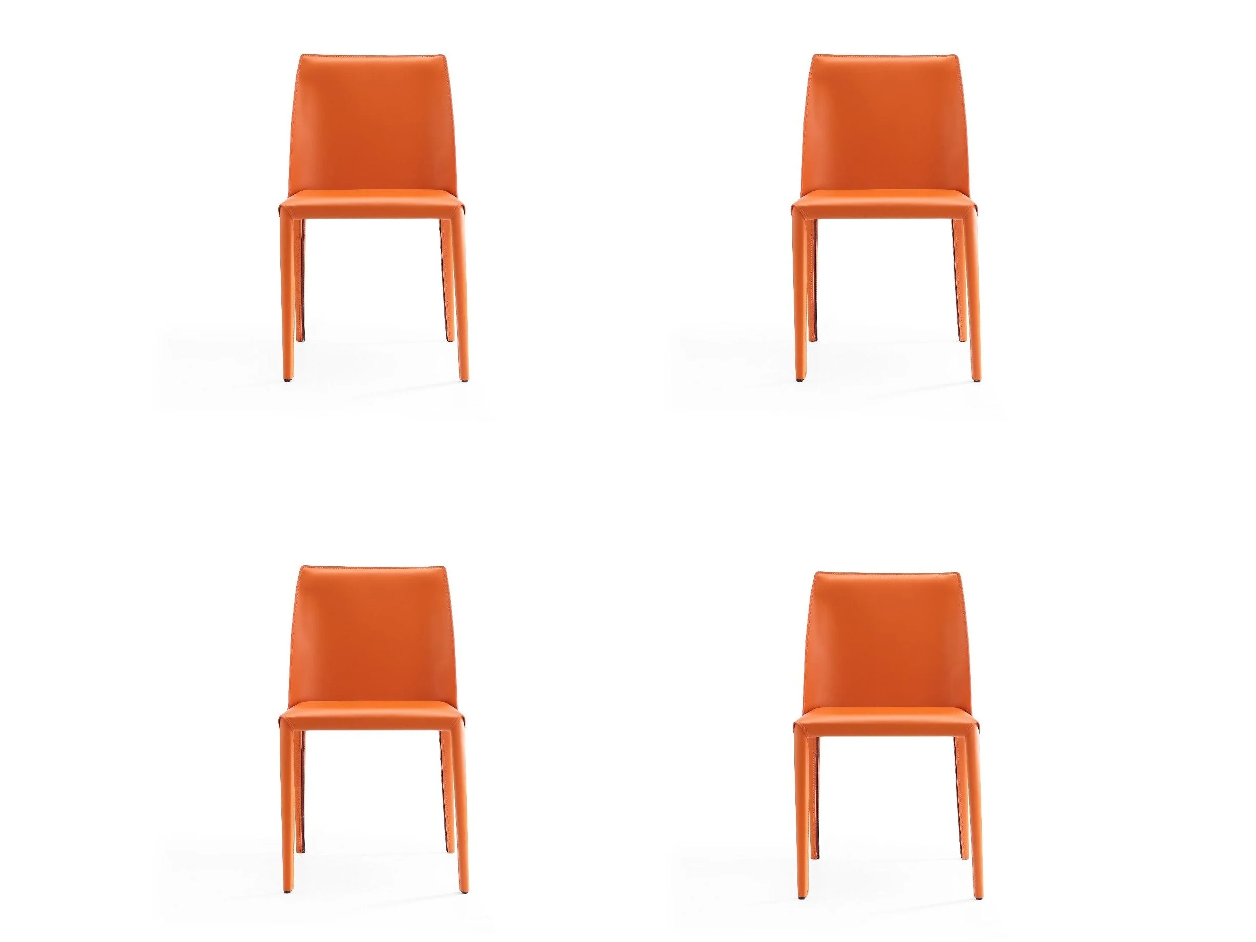 Paris Dining Chair in Coral (set of 4)