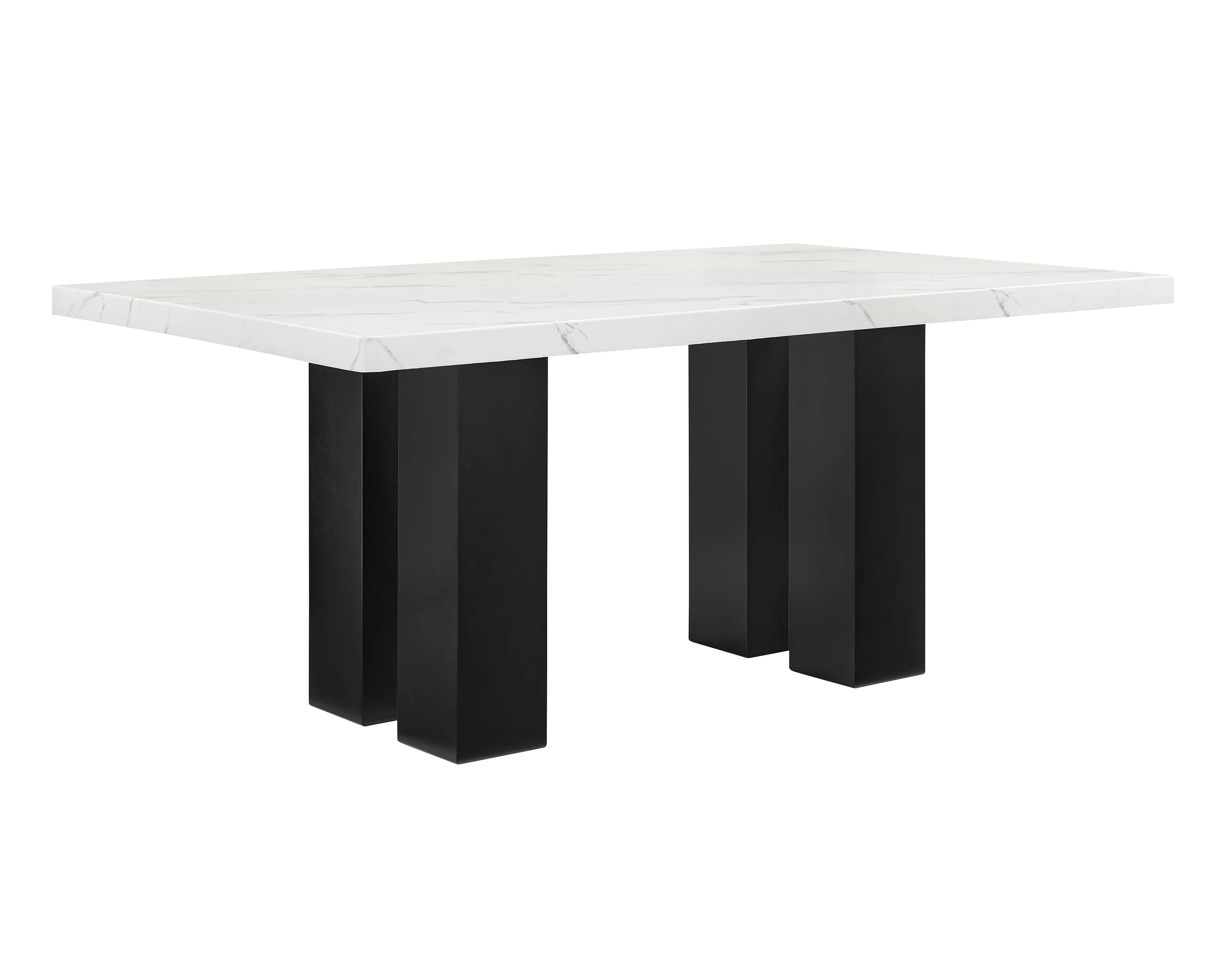 Parkside Gray and Black Dining Table
