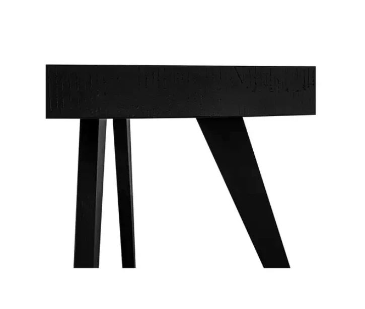 Parq 60 Inch Round Dining Table Black - Image 6