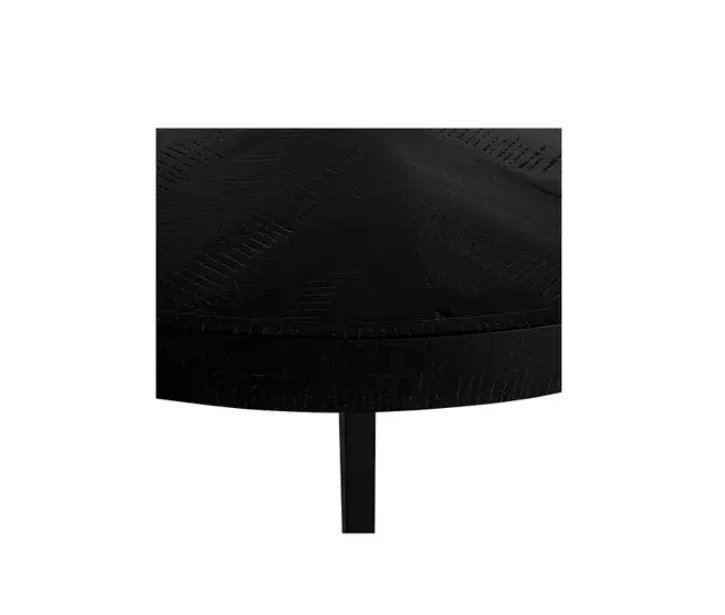 Parq 60 Inch Round Dining Table Black - Image 8