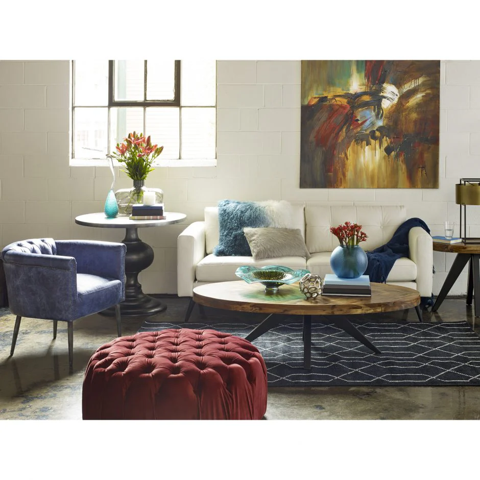 Parq Oval Coffee Table Amber - Image 4
