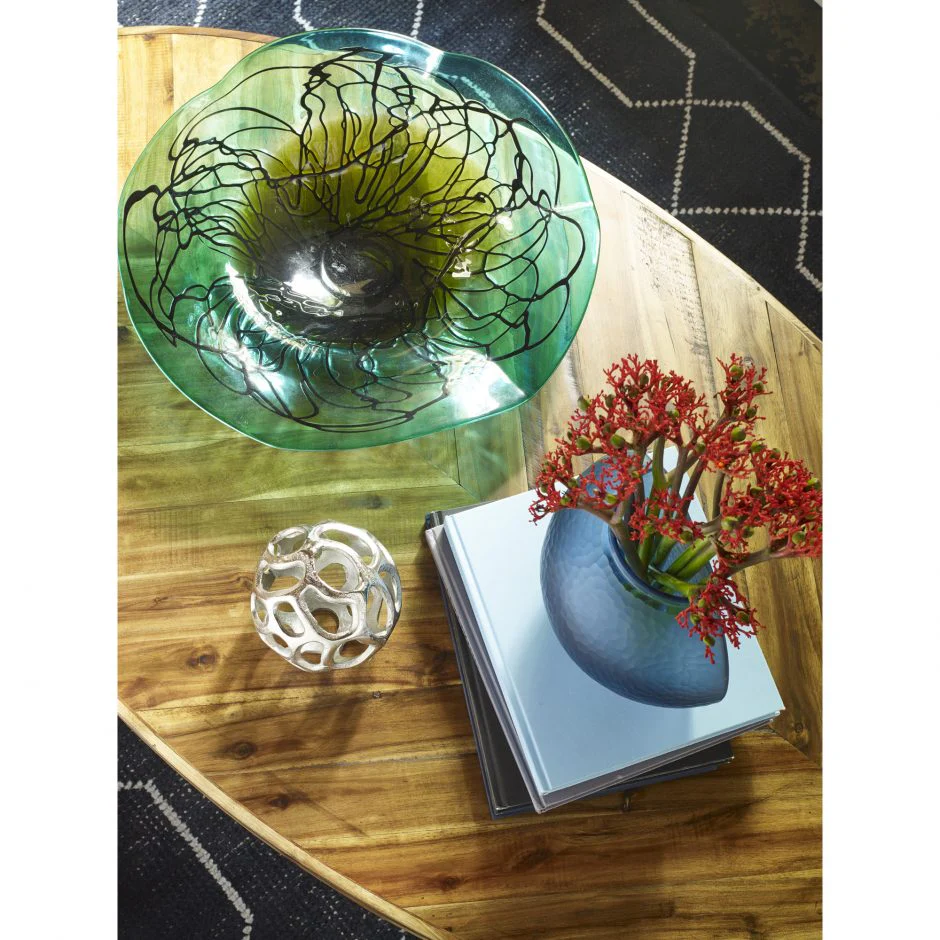 Parq Oval Coffee Table Amber - Image 6