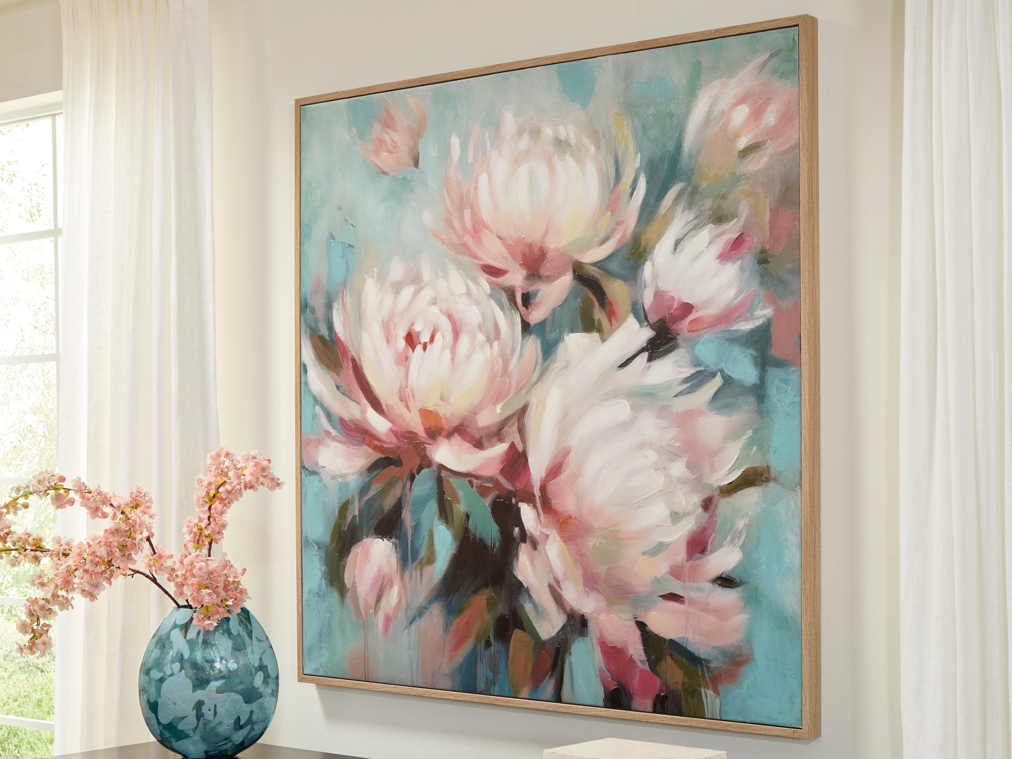 Parryville Aqua/Pink Wall Art - Image 5