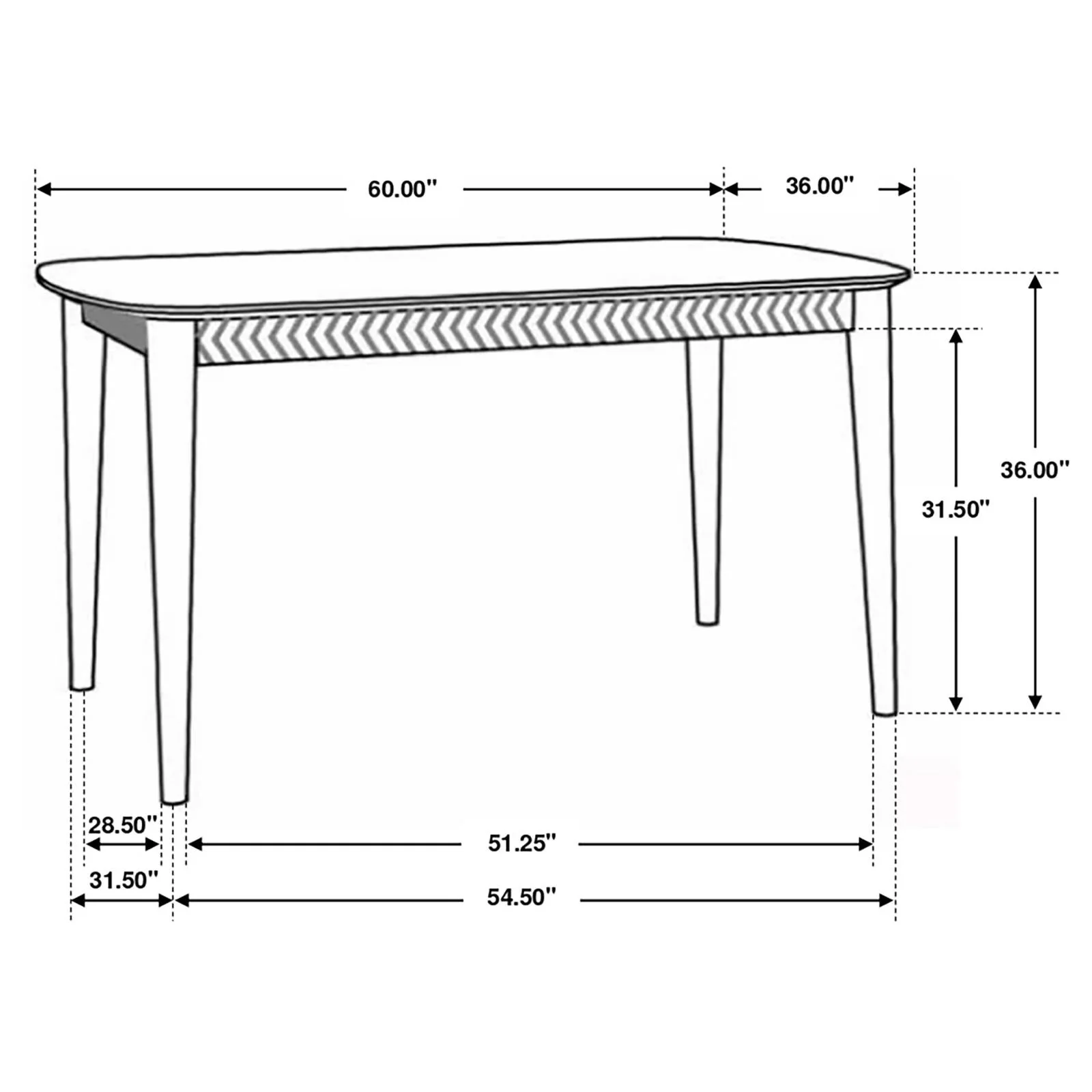 Partridge Natural Sheesham and Camel Rectangular Counter Height Dining Set - Image 12