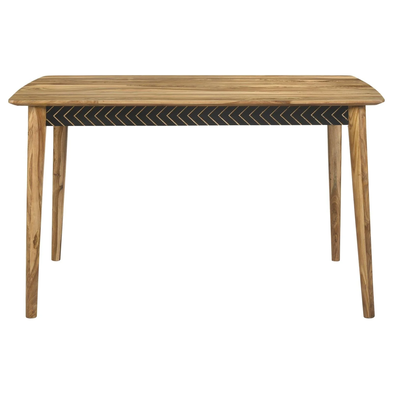 Partridge Natural Sheesham and Camel Rectangular Counter Height Dining Set - Image 4