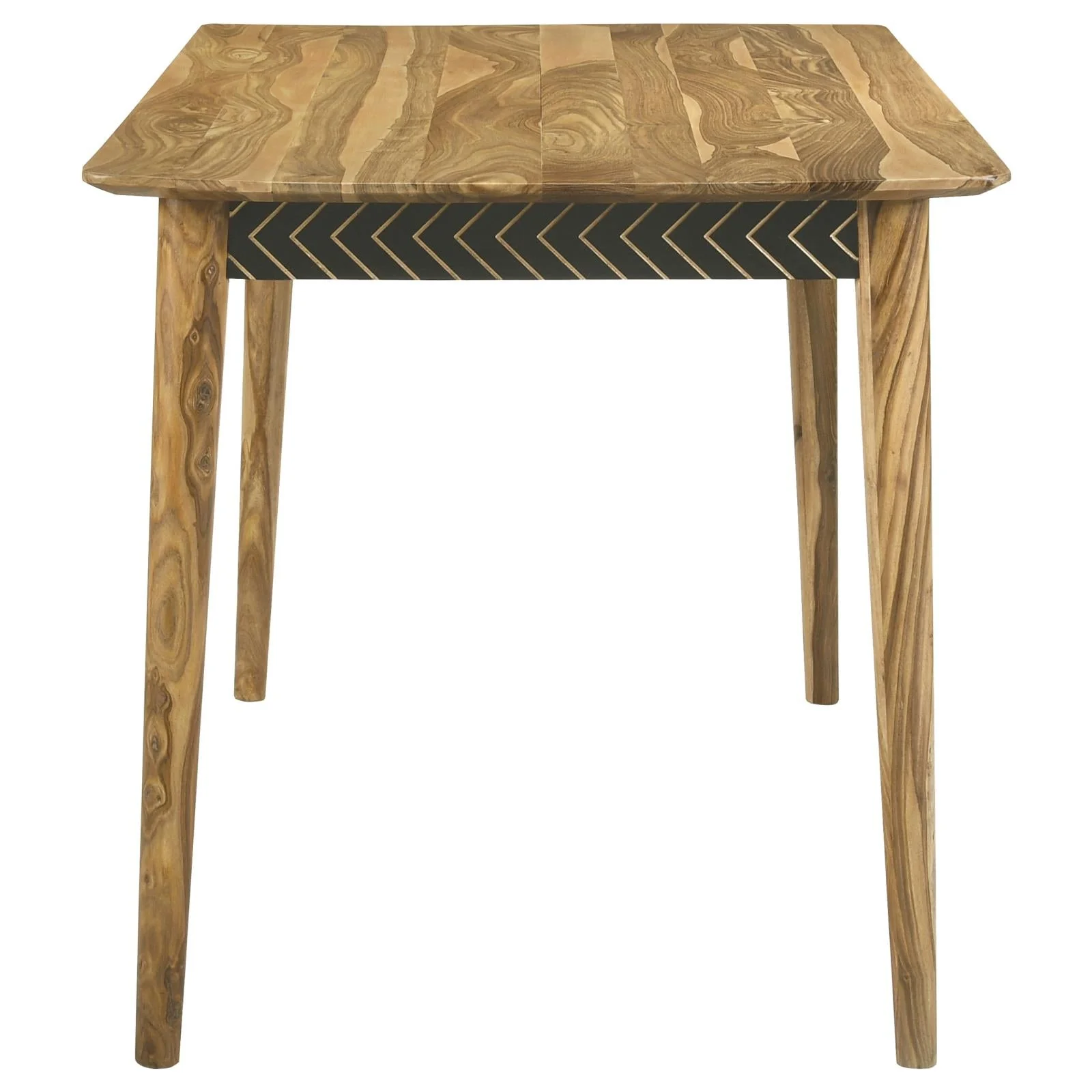 Partridge Natural Sheesham and Camel Rectangular Counter Height Dining Set - Image 5
