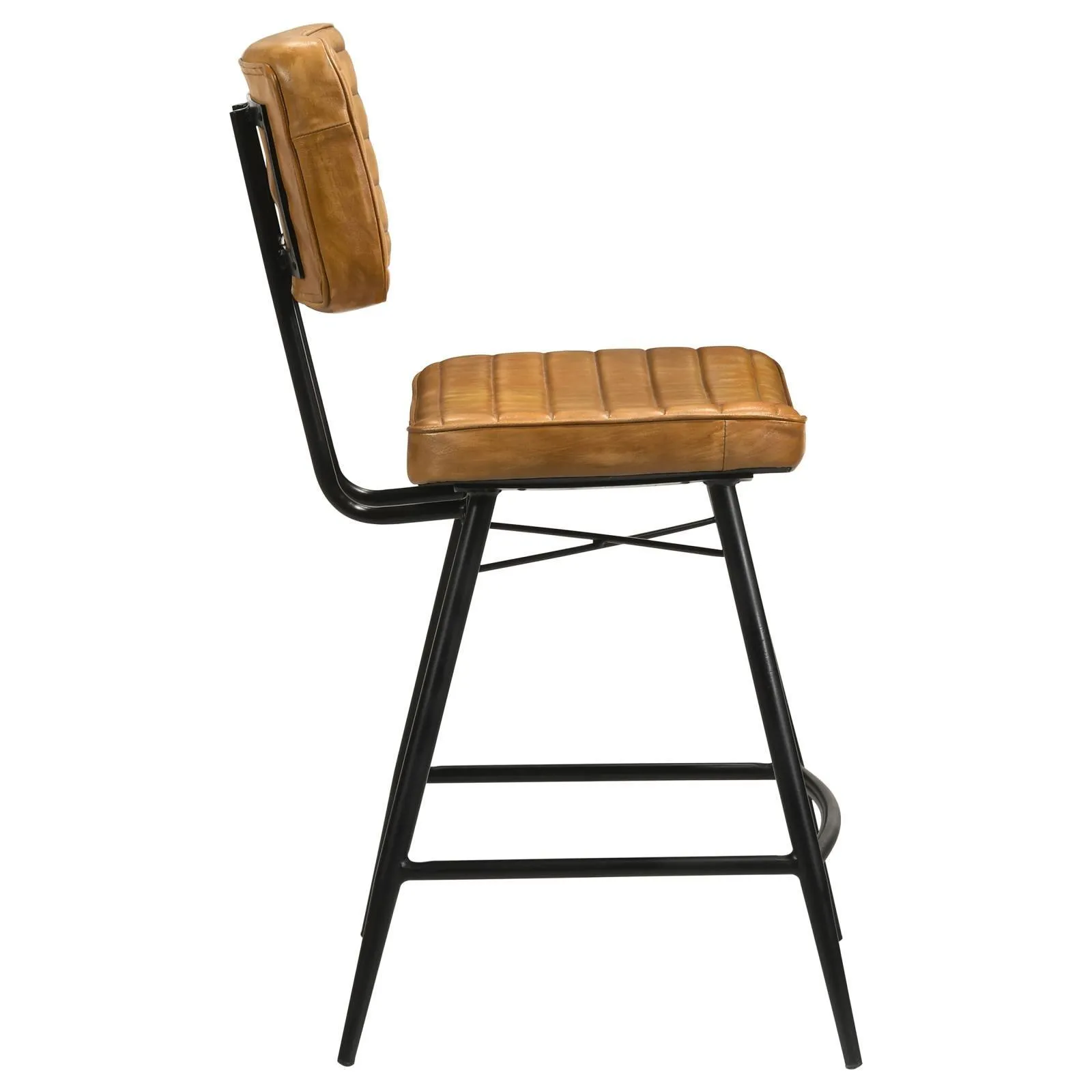 Partridge Upholstered Counter Height Stools with Footrest, Set of 2 - Image 7