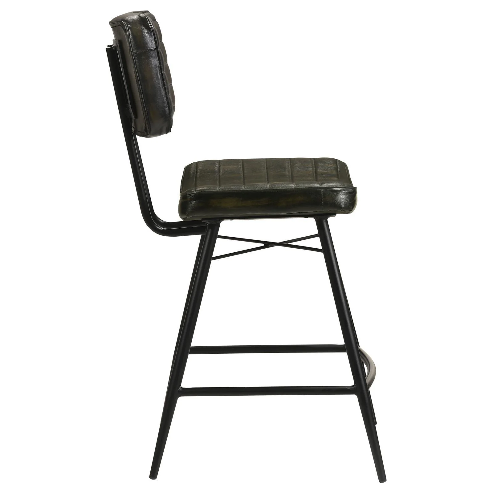 Partridge Upholstered Counter Height Stools with Footrest, Set of 2 - Image 7