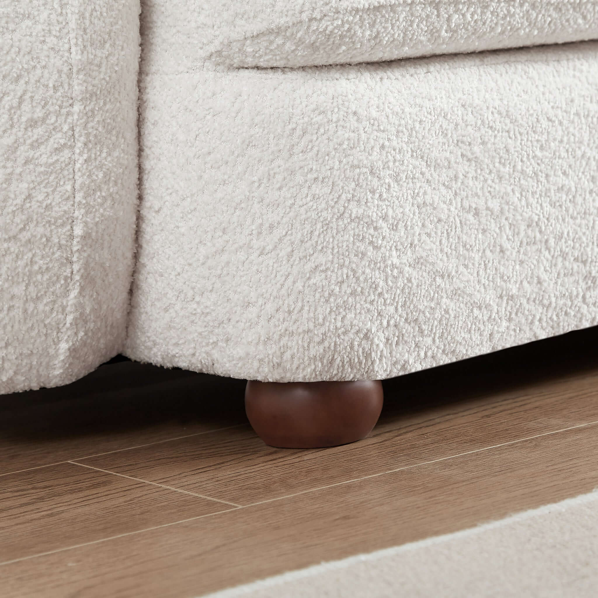 Paton  114.5'' Boucle Fabric Sofa - Image 3