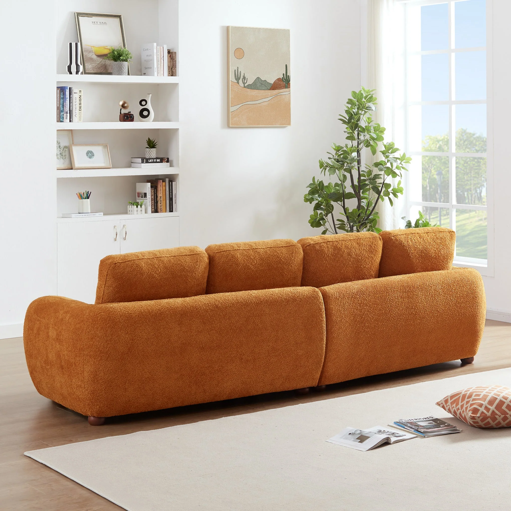 Paton  114.5'' Boucle Fabric Sofa - Image 5