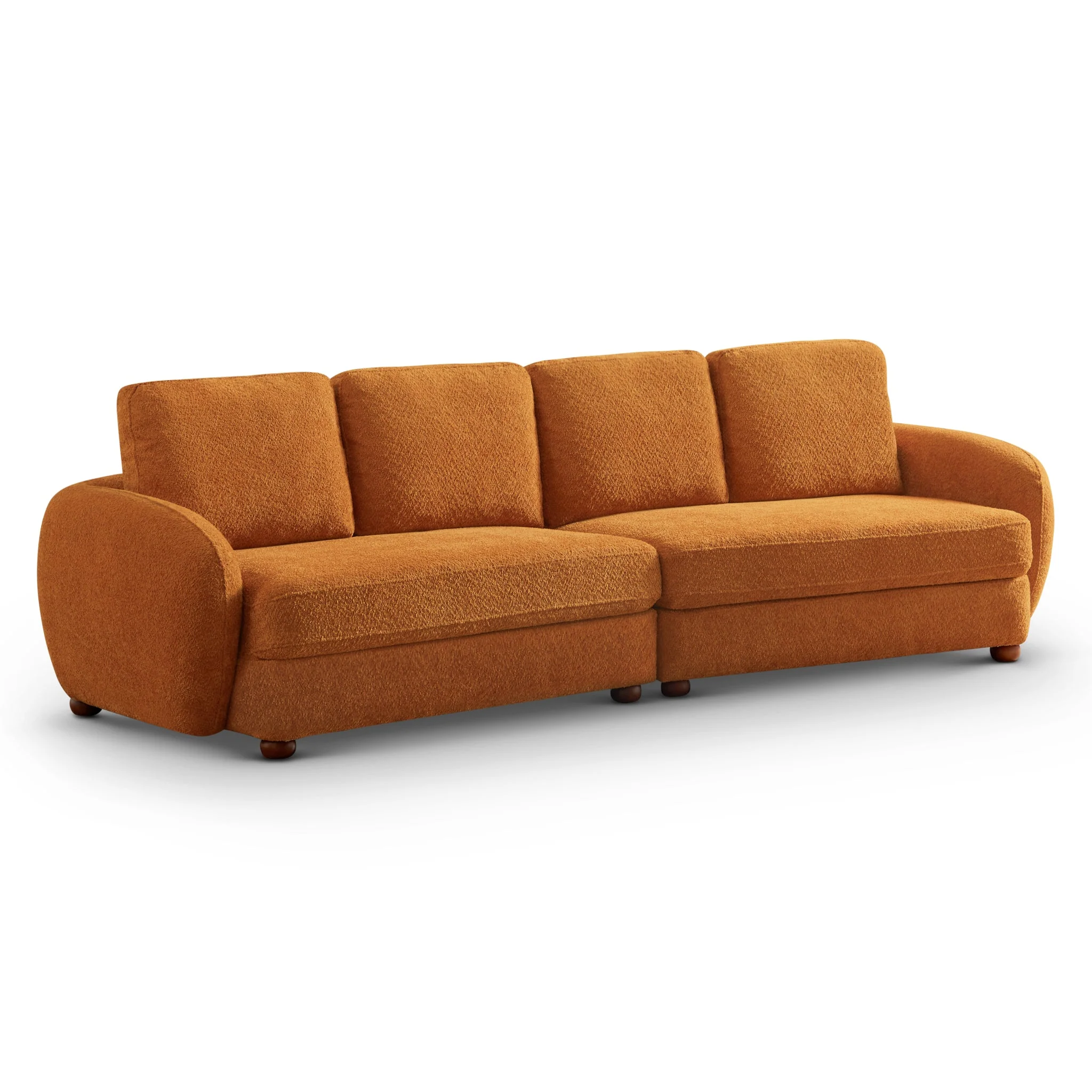 Paton  114.5'' Boucle Fabric Sofa - Image 6