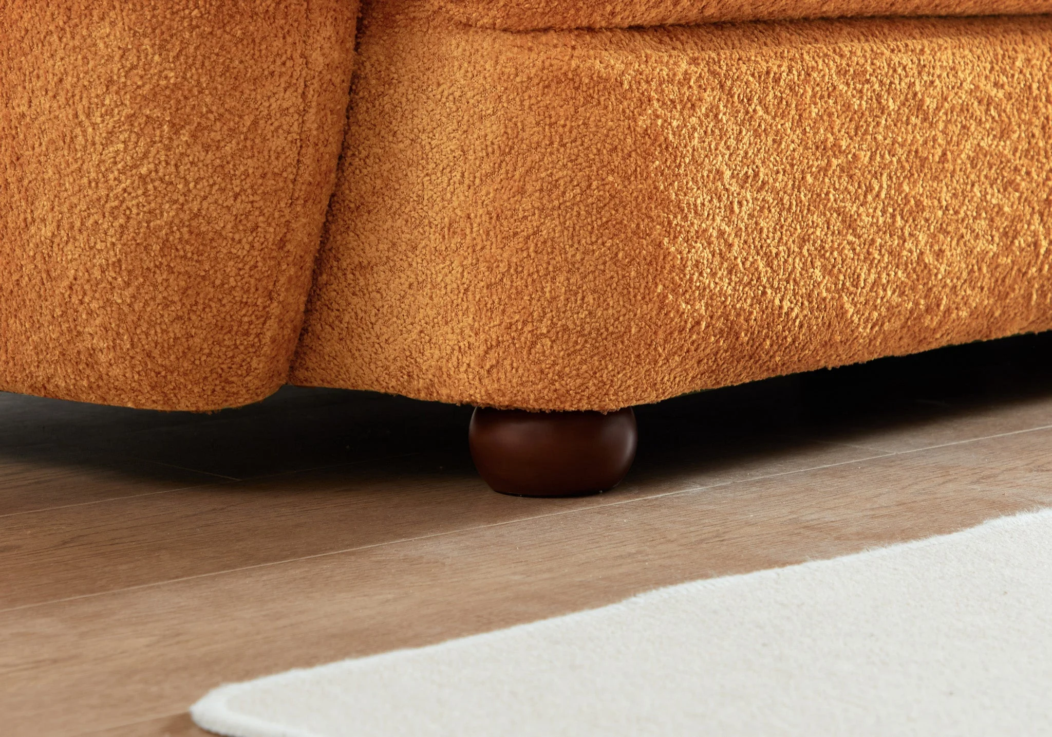 Paton  114.5'' Boucle Fabric Sofa - Image 7