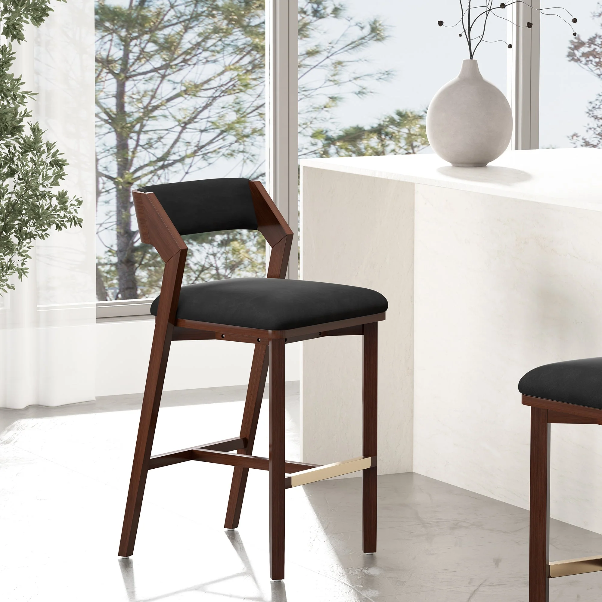 Patricia Barstool in Black - Image 2