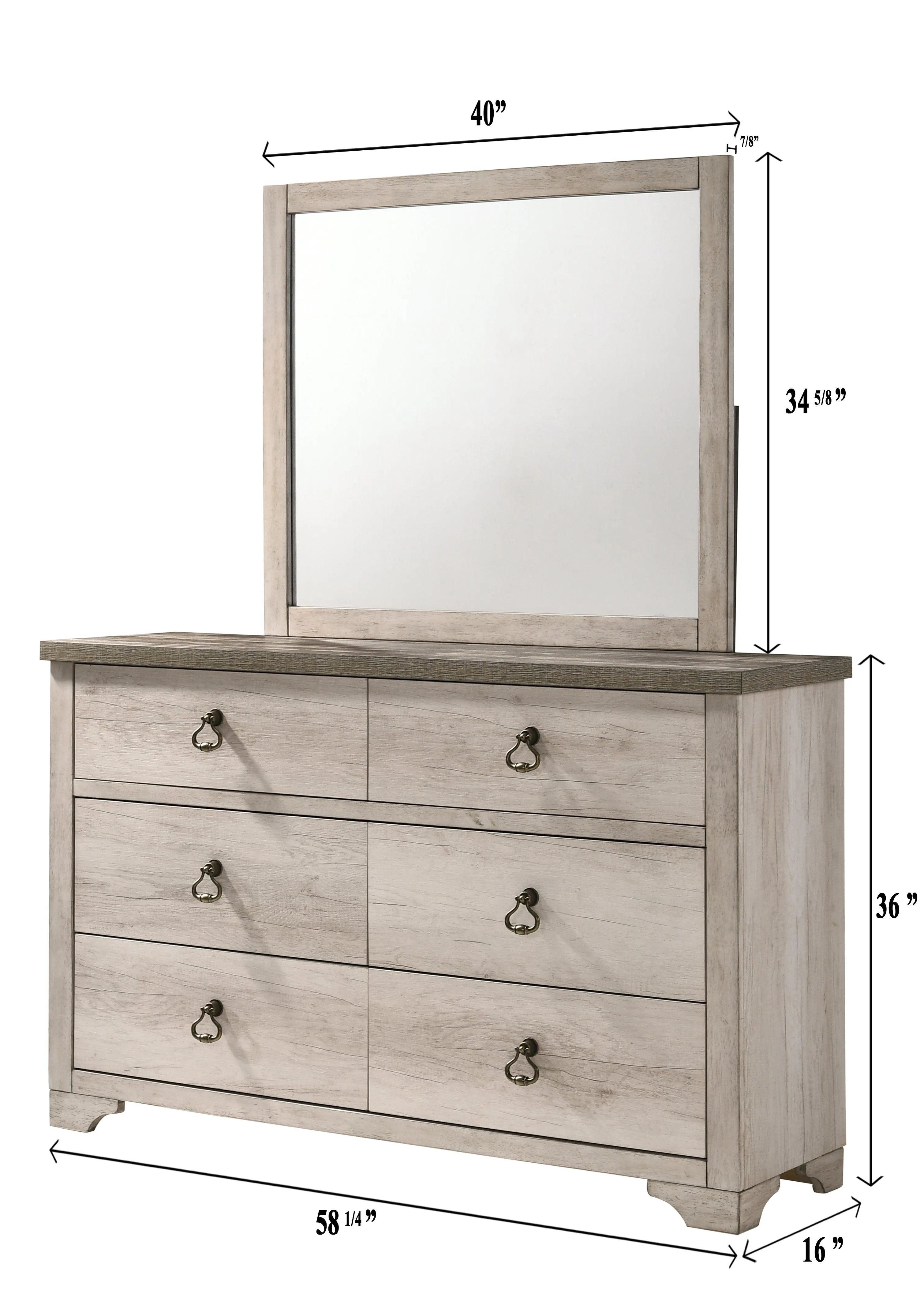 Patterson Driftwood Panel Bedroom Set - Image 10