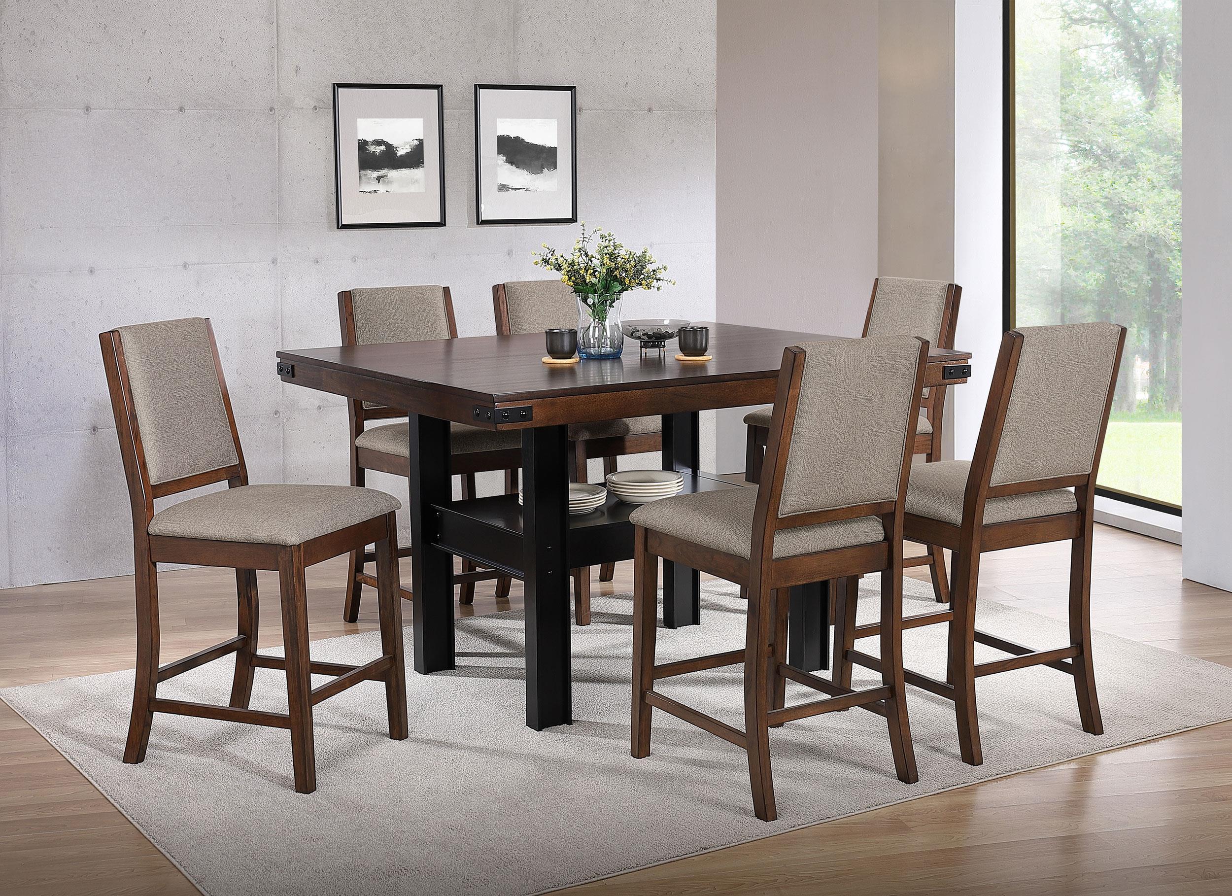 Patterson Mango Oak Rectangular Counter Height Dining Table - Image 8