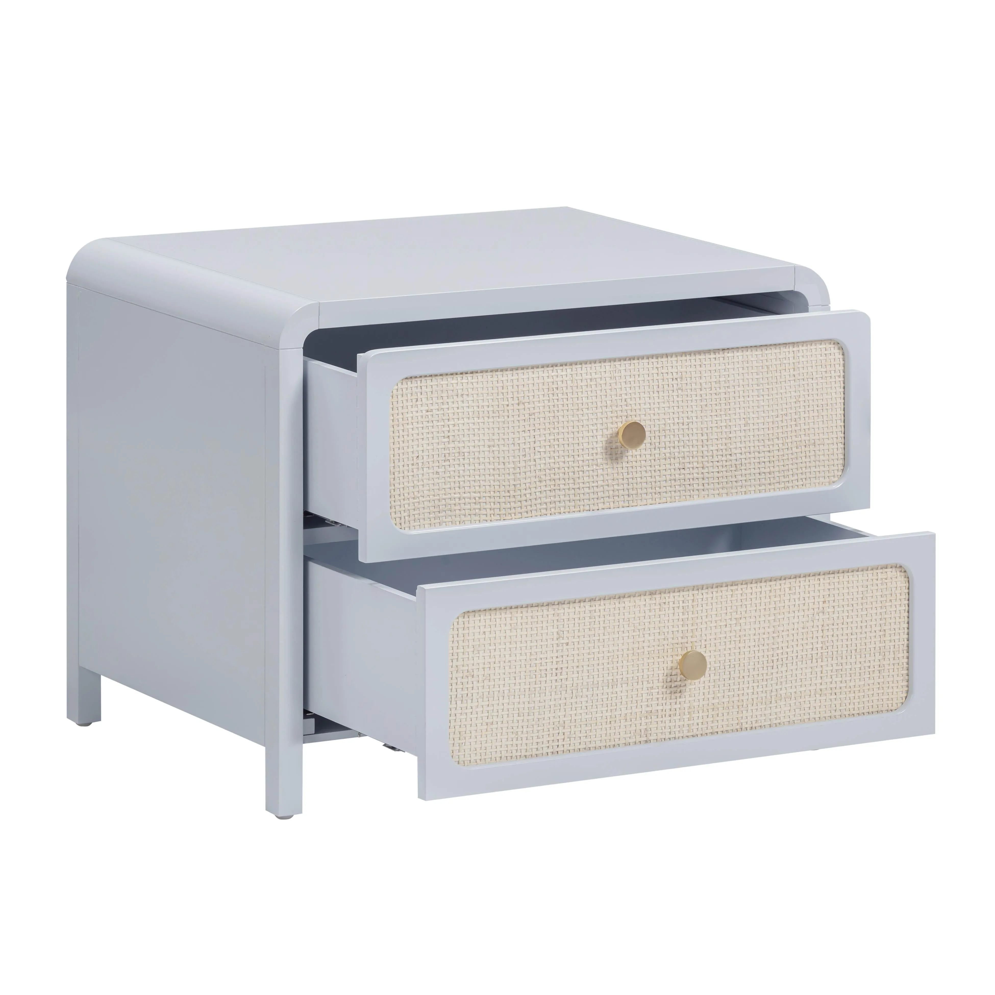 Patty Rattan 2 Drawer Nightstand - Image 13
