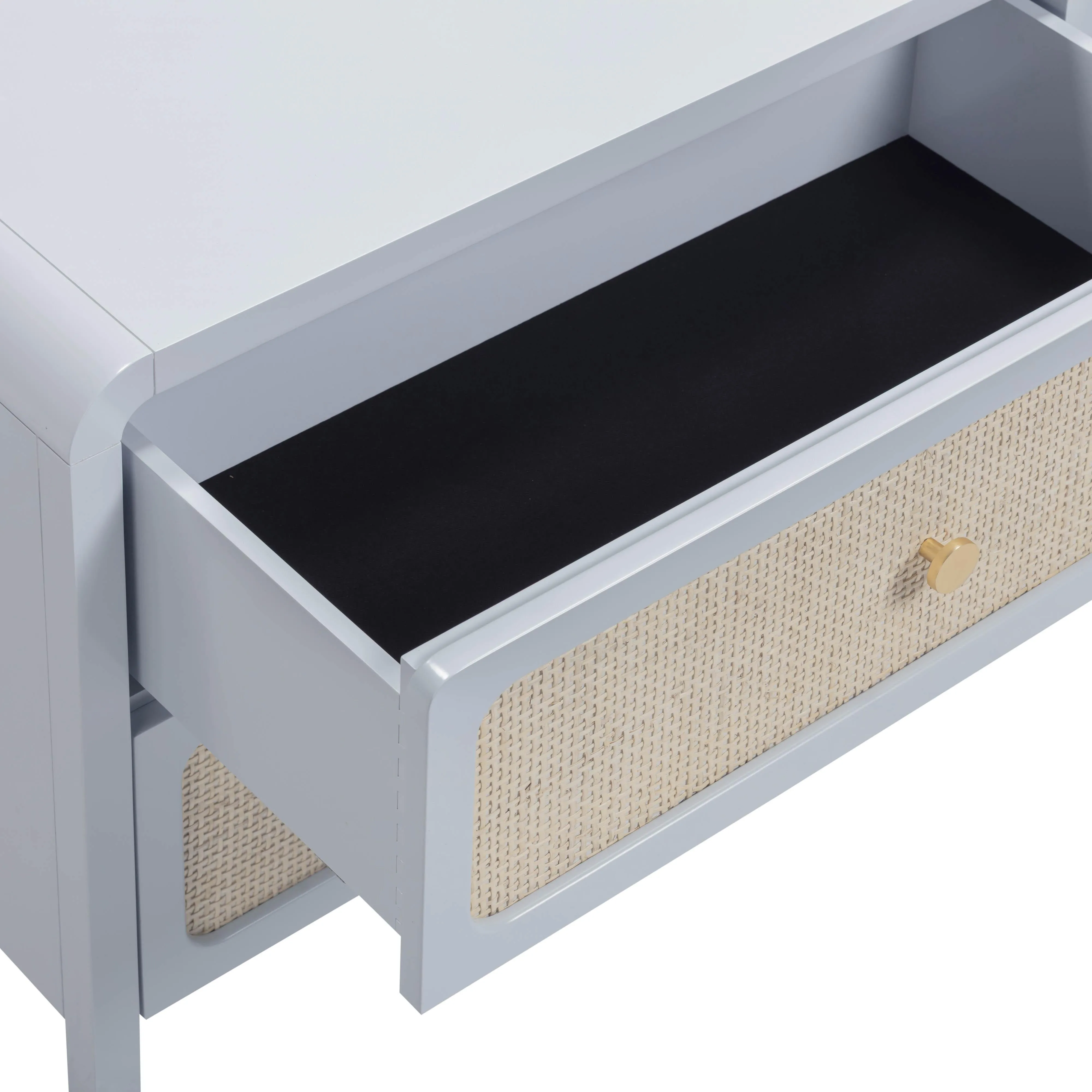 Patty Rattan 2 Drawer Nightstand - Image 16