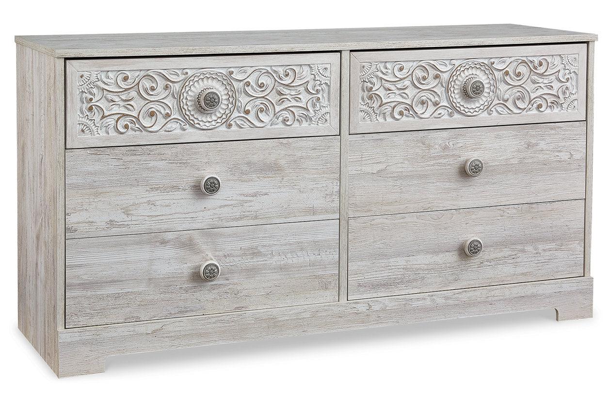 Paxberry Whitewash Dresser