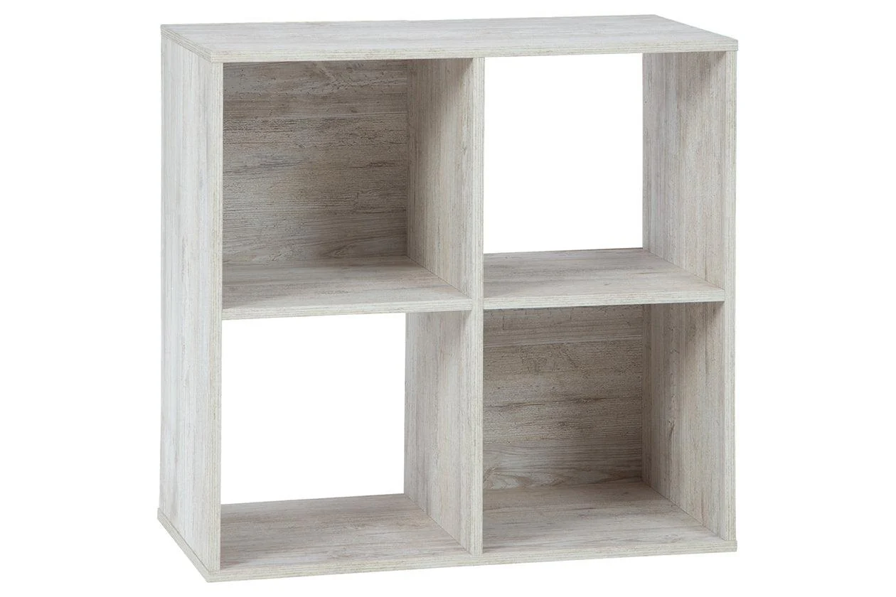 Paxberry Whitewash Four Cube Organizer - Image 3