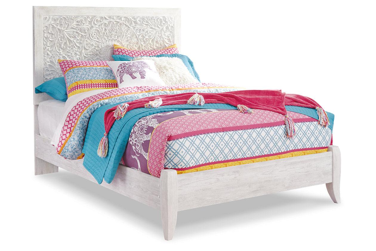 Paxberry Whitewash Full Panel Bed - Image 2