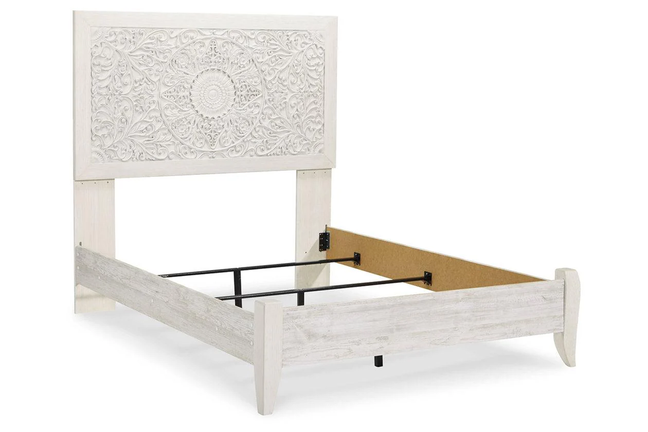 Paxberry Whitewash Full Panel Bed - Image 4