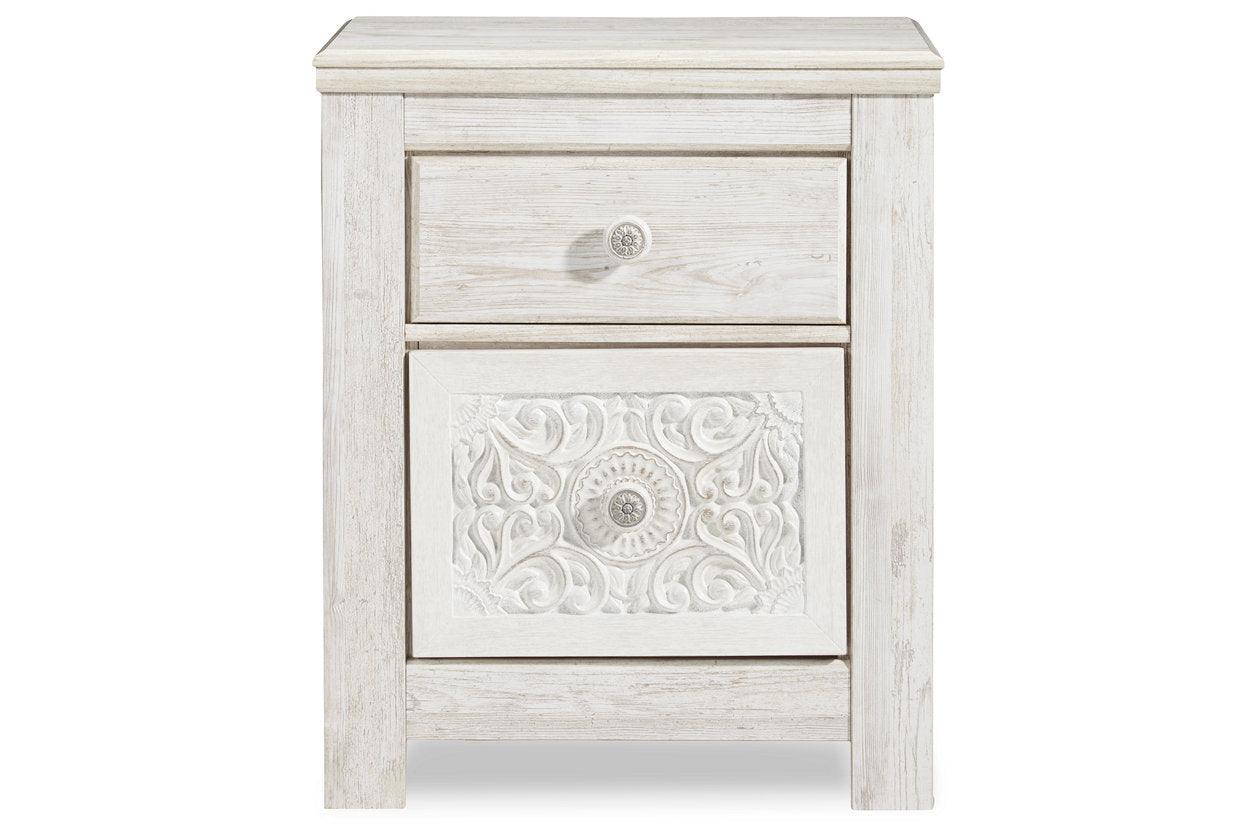 Paxberry Whitewash Nightstand - Image 4