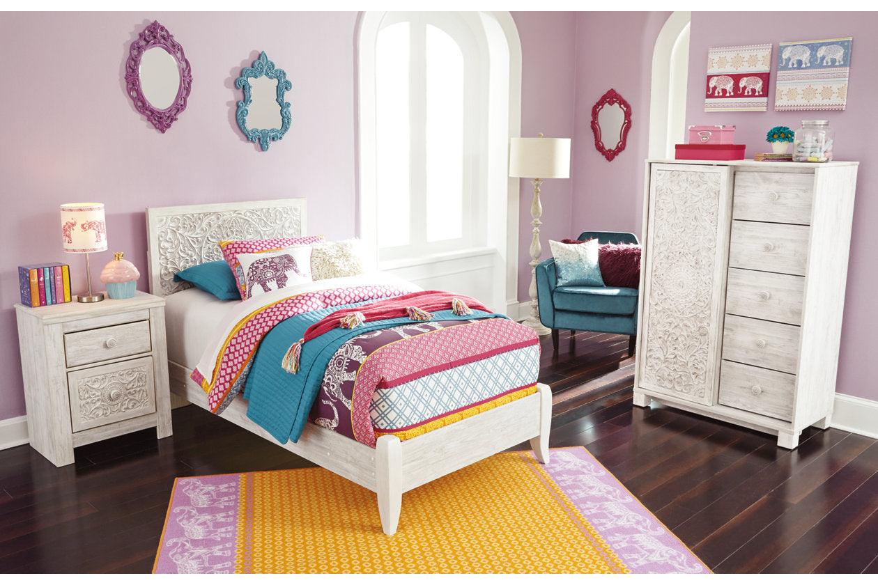 Paxberry Whitewash Nightstand - Image 7