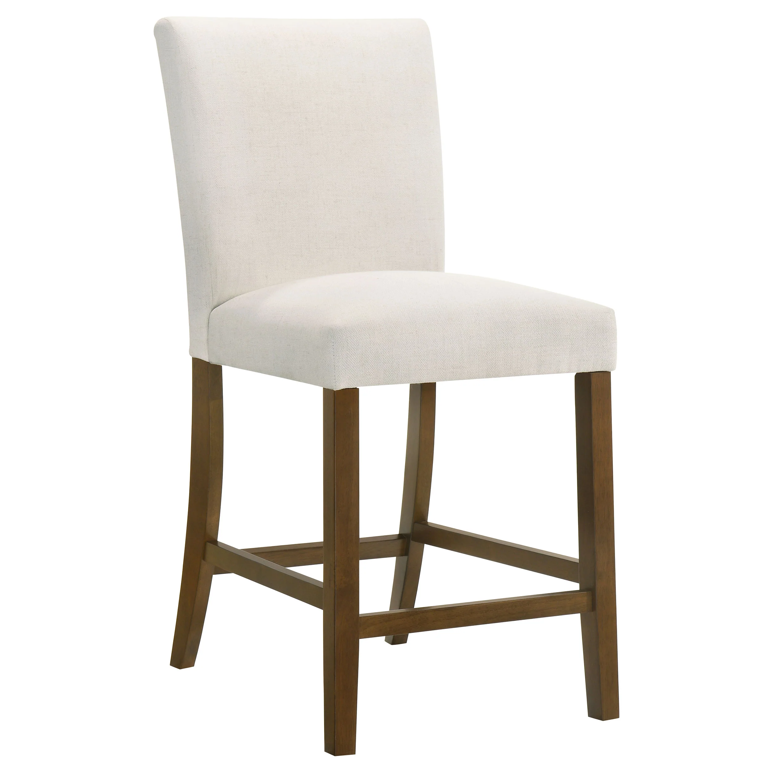 Paxton Beige 5-piece Round Glass Top Counter Height Dining Set - Image 3