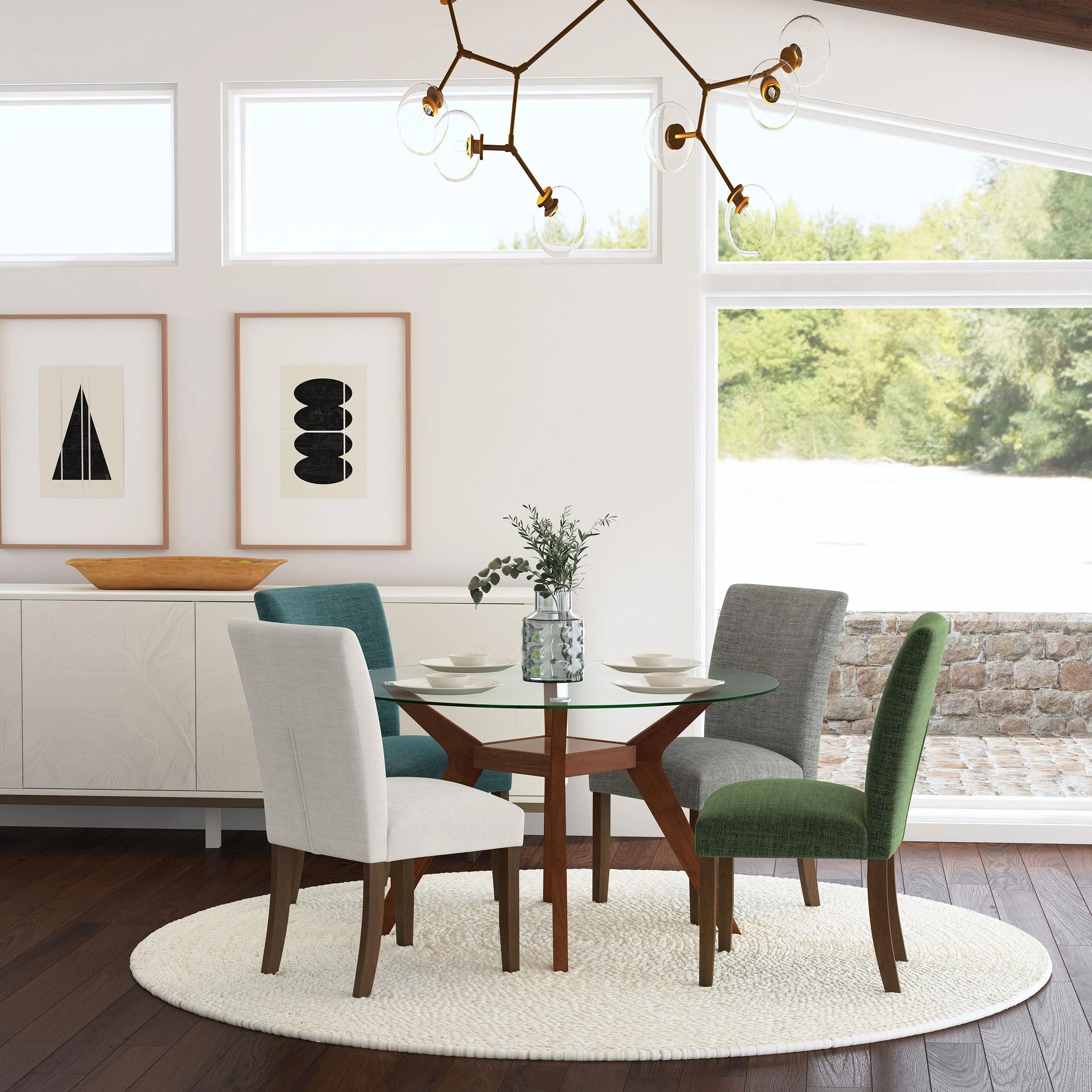 Paxton Beige Upholstered Dining Side Chair, Set of 2 - Image 11