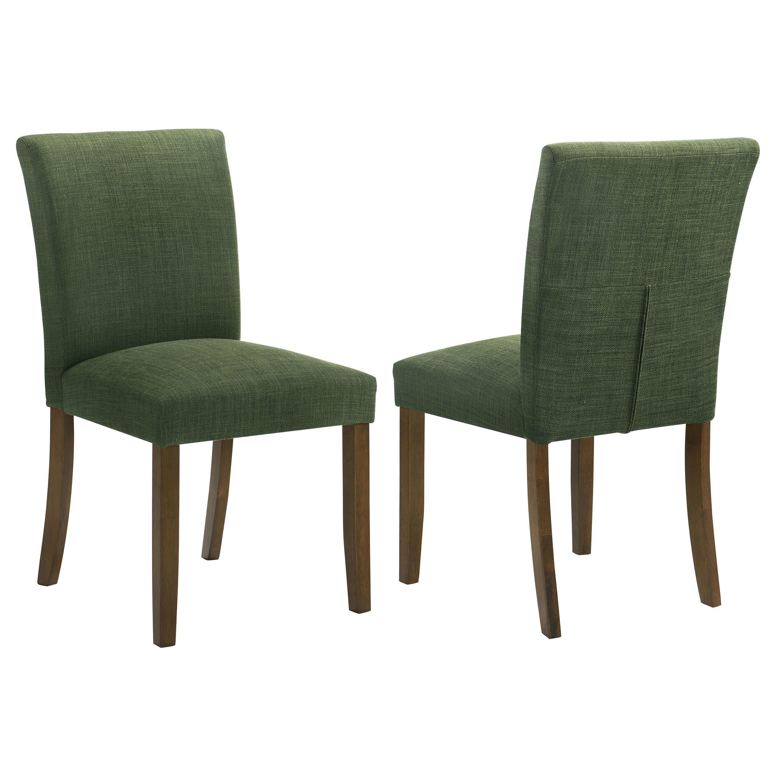 Paxton Upholstered Dining Side Chair Green (Set of 2) - Image 2