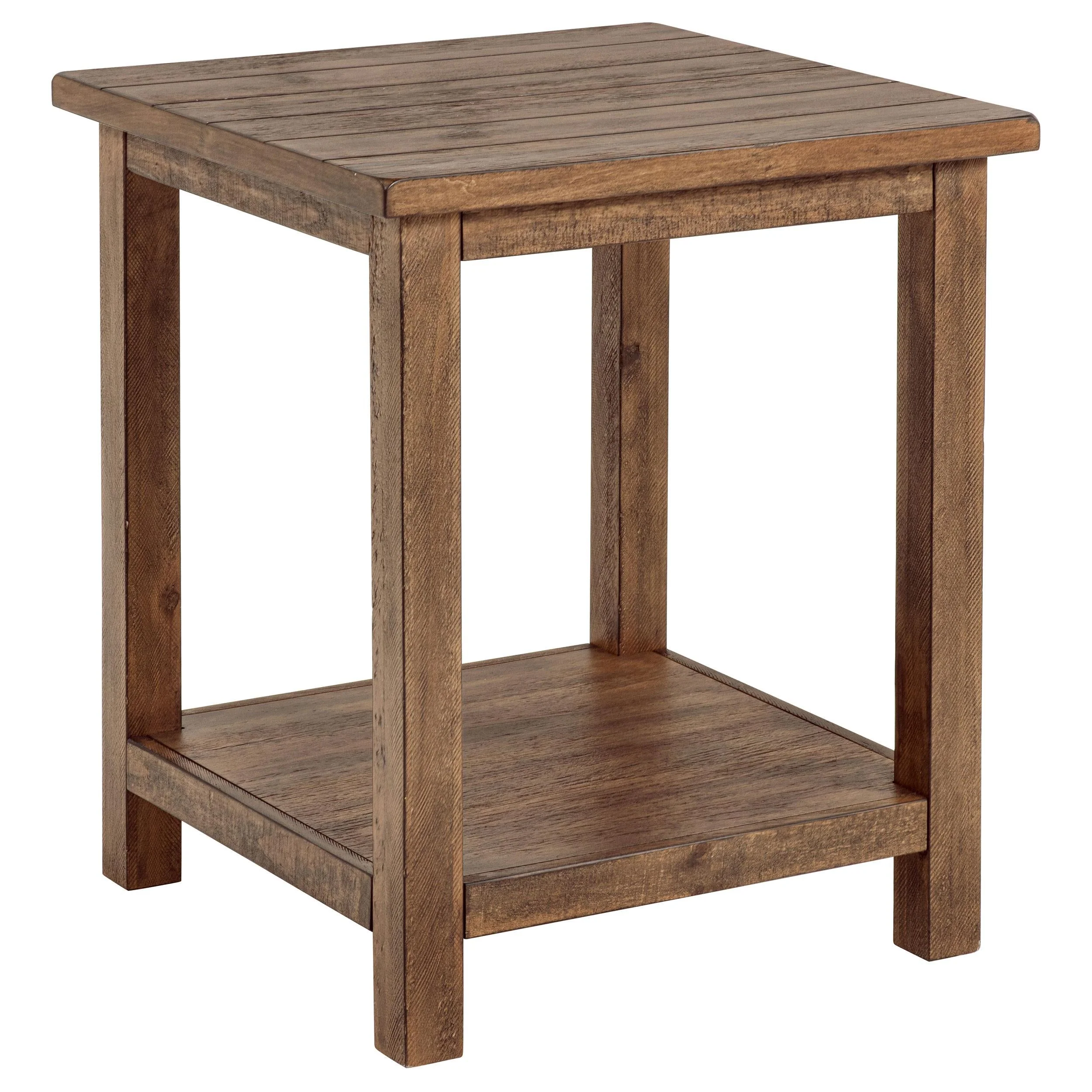 Payne Distressed Brown 2-Piece Coffee and End Table Set - Image 3
