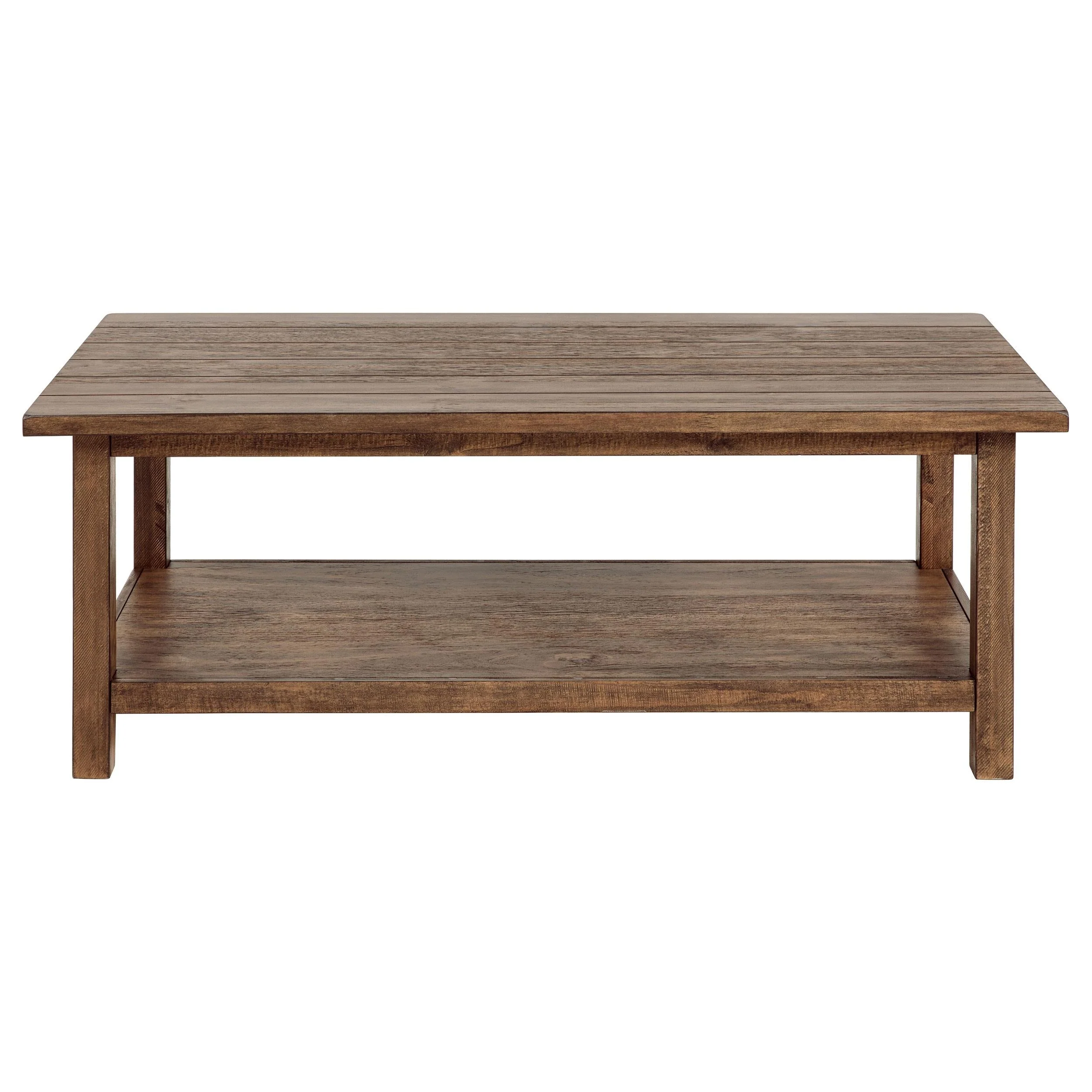 Payne Distressed Brown 2-Piece Coffee and End Table Set - Image 7