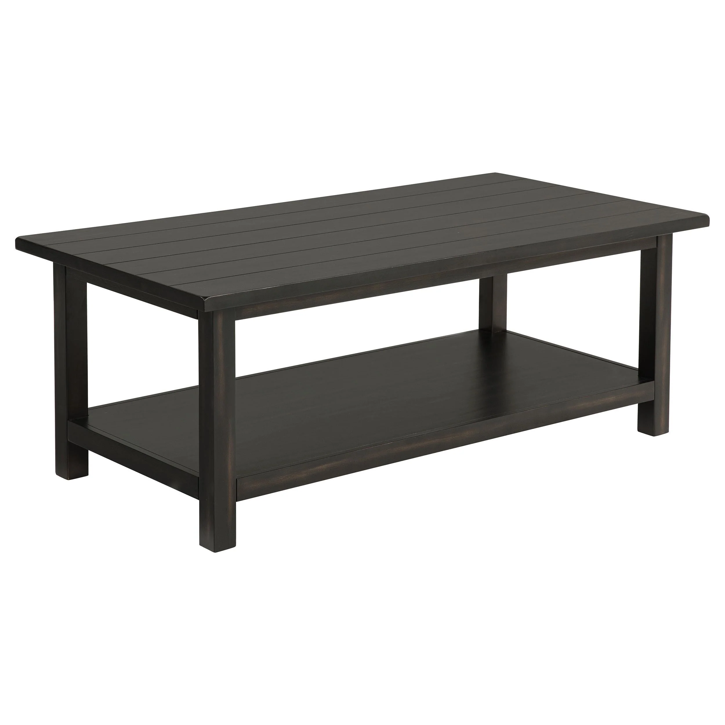 Payne Distressed Java 2-Piece Coffee and End Table Set - Image 6