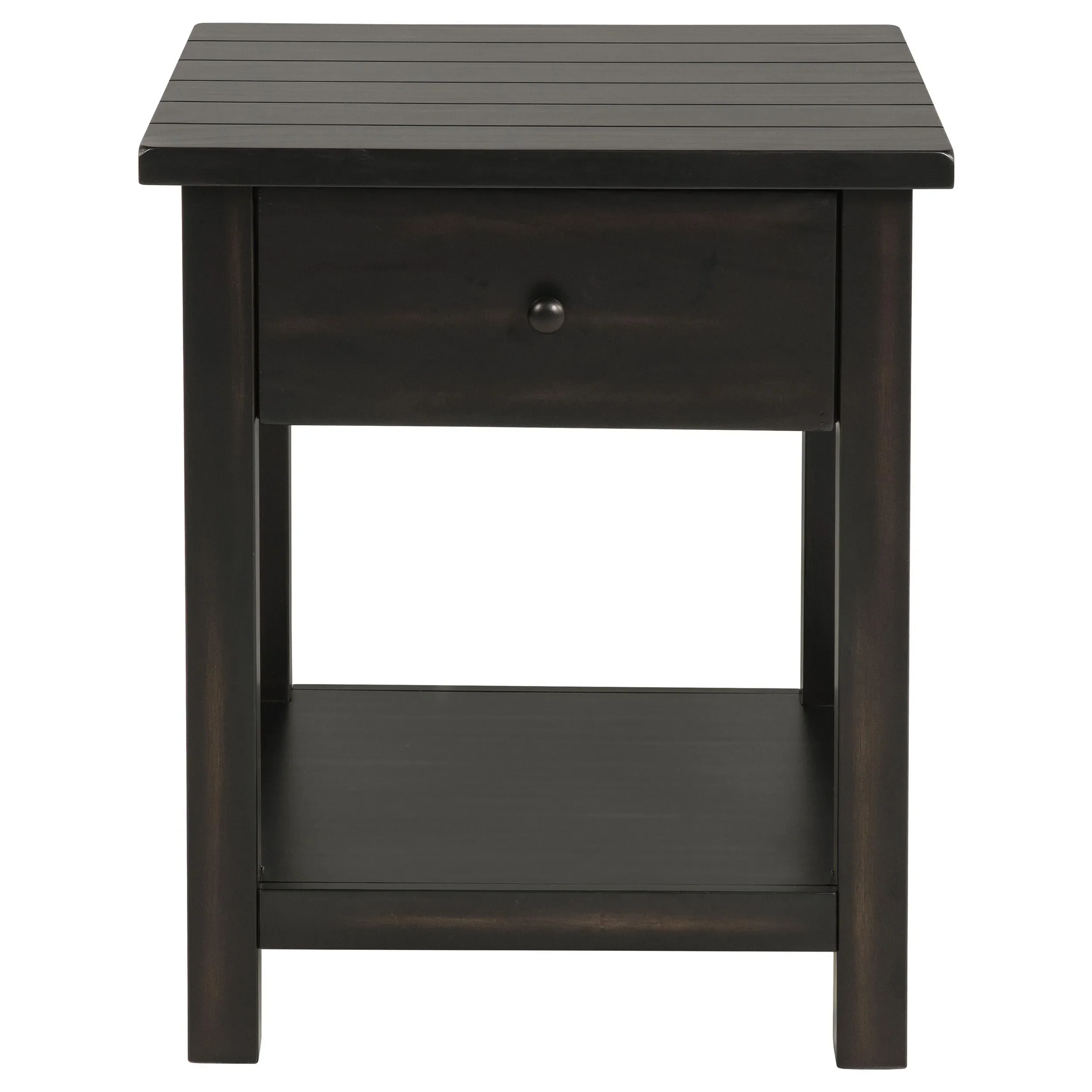 Payne Distressed Java 3-Piece Coffee and 1-Drawer End Table Set - Image 4