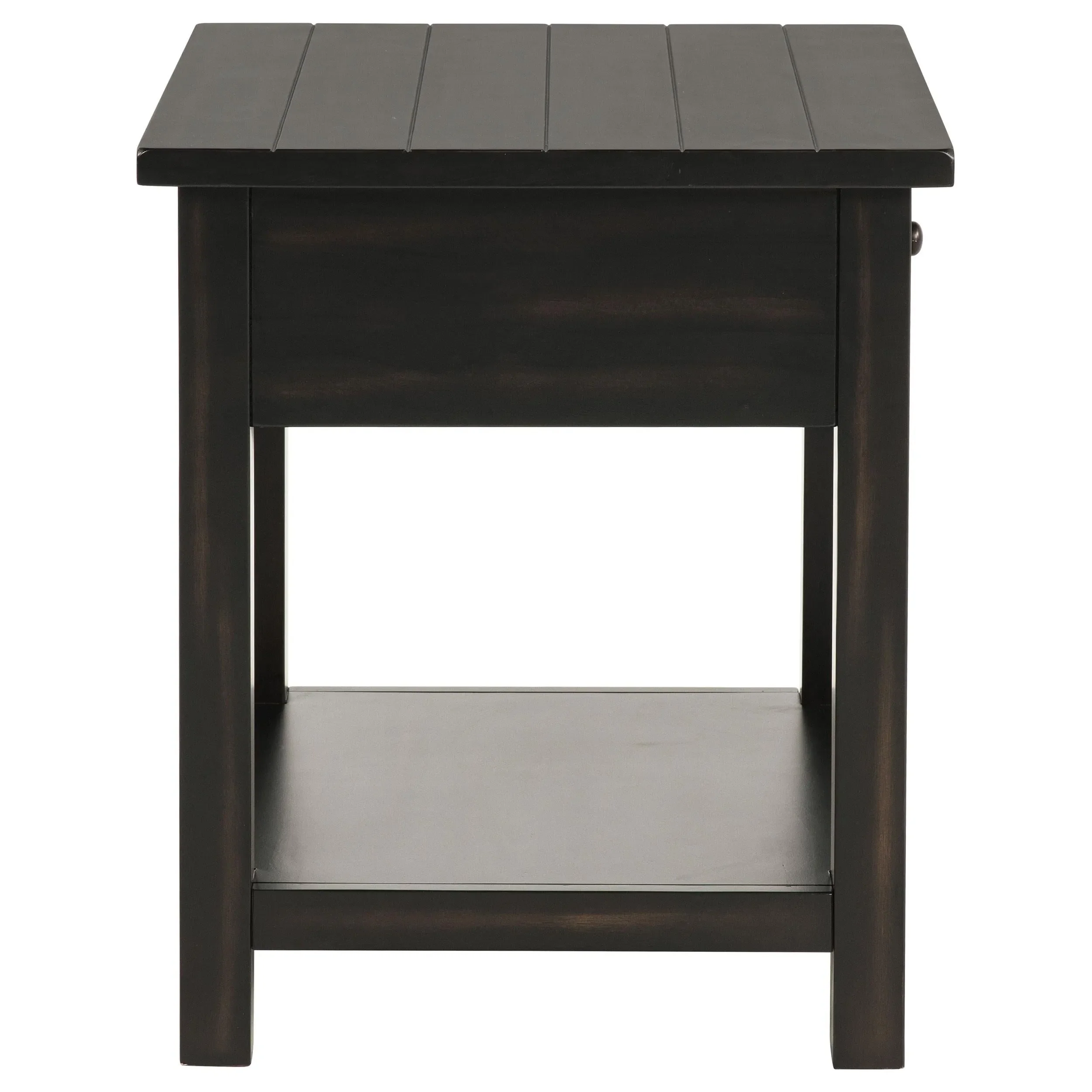 Payne Distressed Java 3-Piece Coffee and 1-Drawer End Table Set - Image 5
