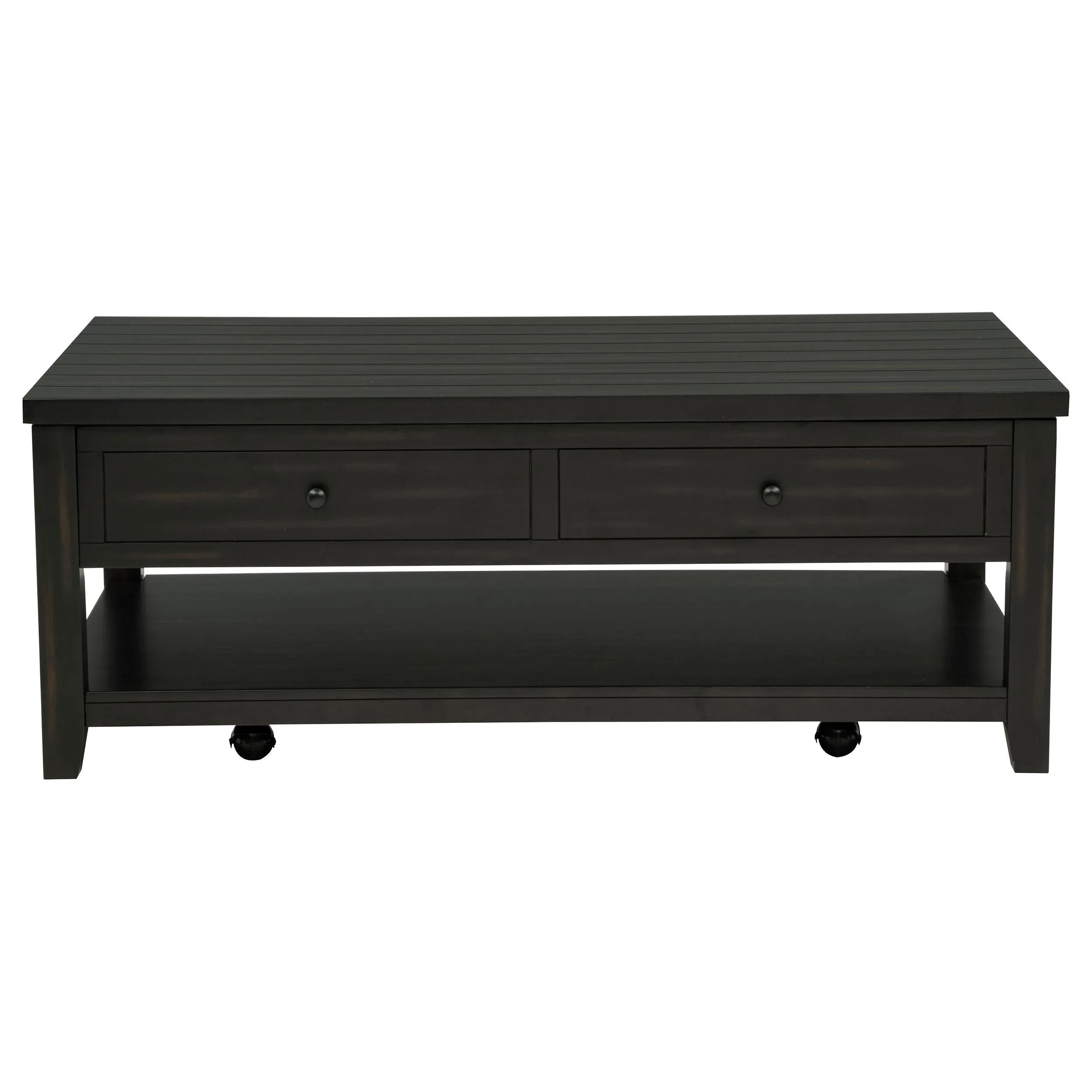 Payne Distressed Java 48-inch Mobile Lift Top Coffee Table - Image 5