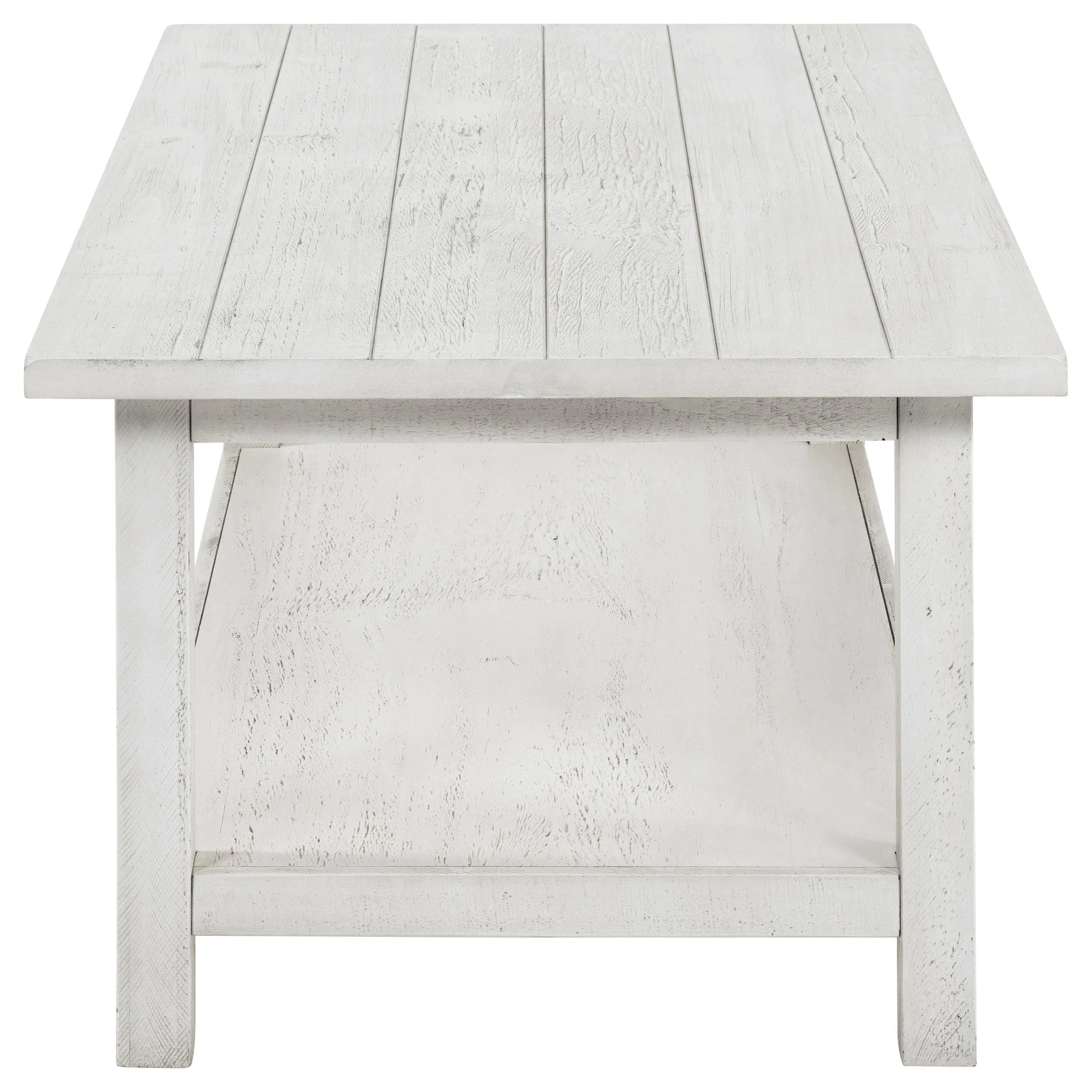 Payne Distressed White 2-Piece Coffee and 1-Drawer End Table Set - Image 8