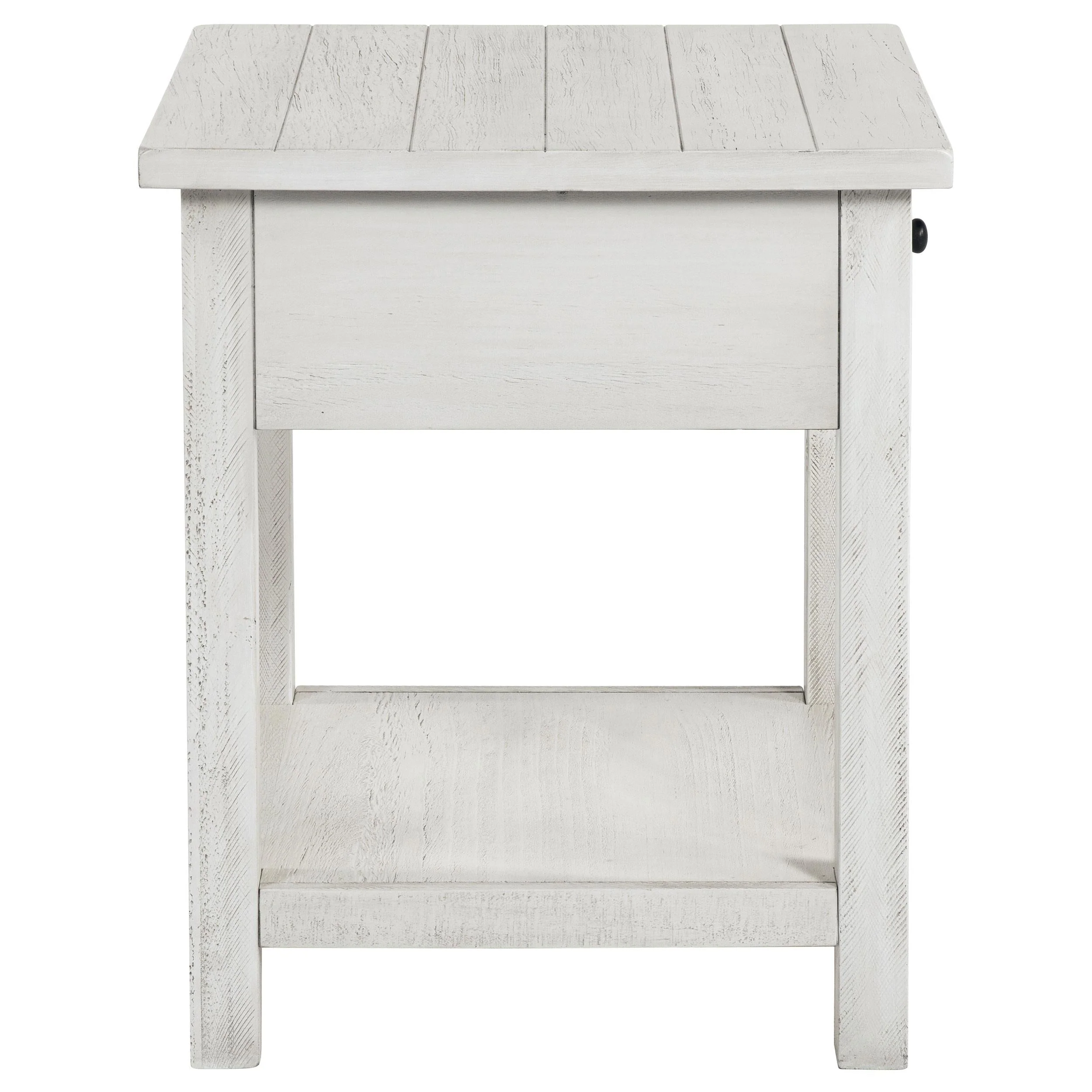 Payne Distressed White 3-Piece Coffee and 1-Drawer End Table Set - Image 5