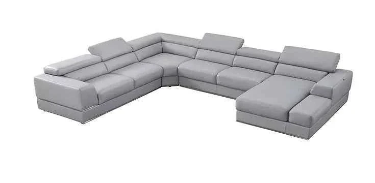 Pella LT. Grey Right Arm Facing (RAF) Power Reclining Sectional - Image 11