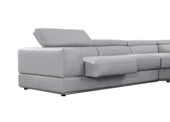 Pella LT. Grey Right Arm Facing (RAF) Power Reclining Sectional - Image 3