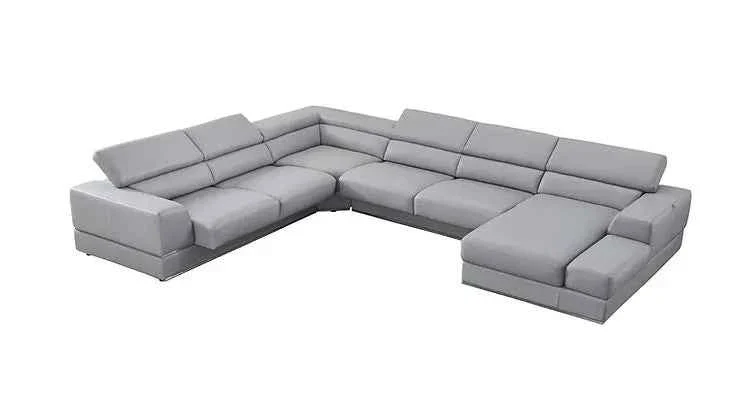 Pella LT. Grey Right Arm Facing (RAF) Power Reclining Sectional - Image 9