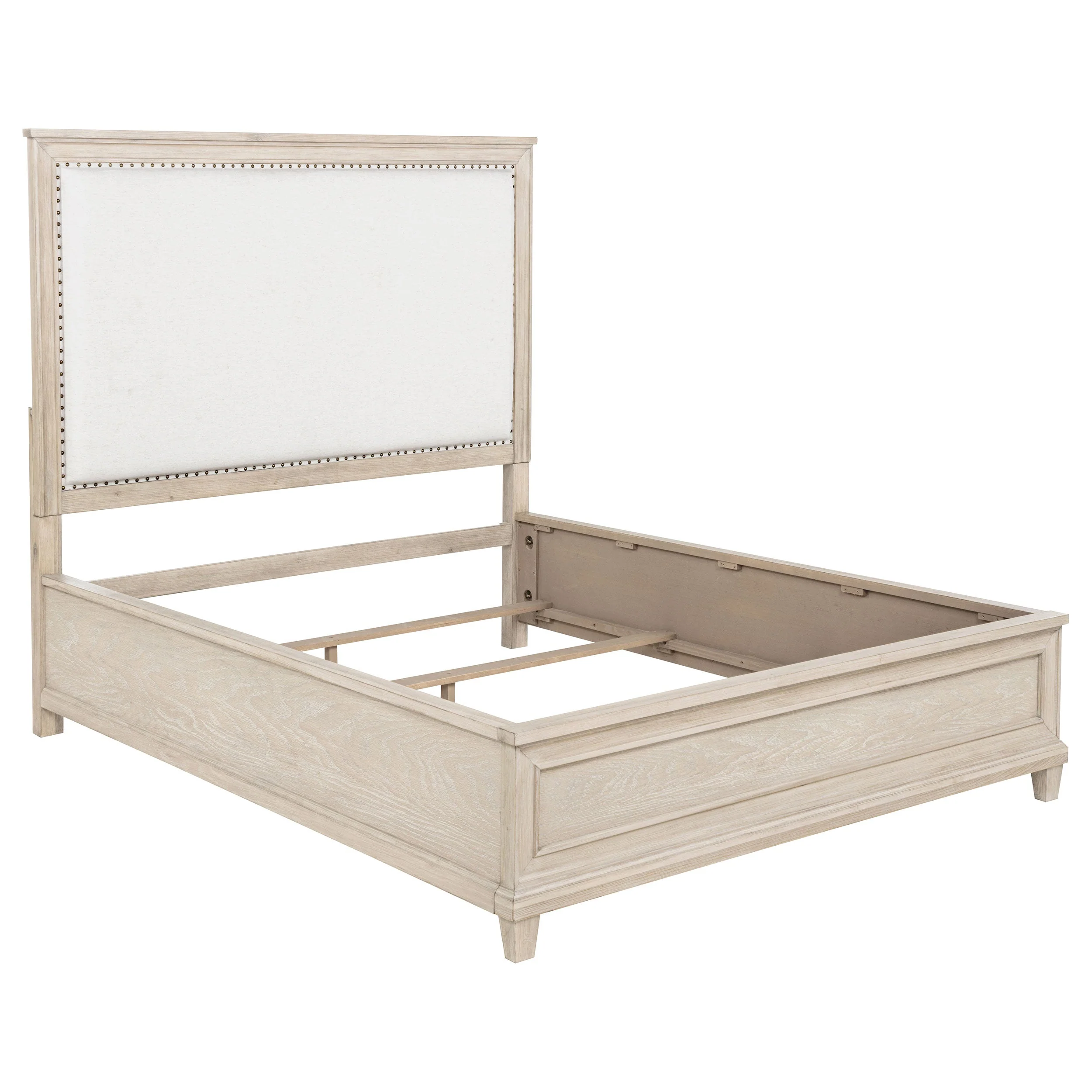 Pembroke Washed Oak 66-inch Queen Panel Bed - Image 2
