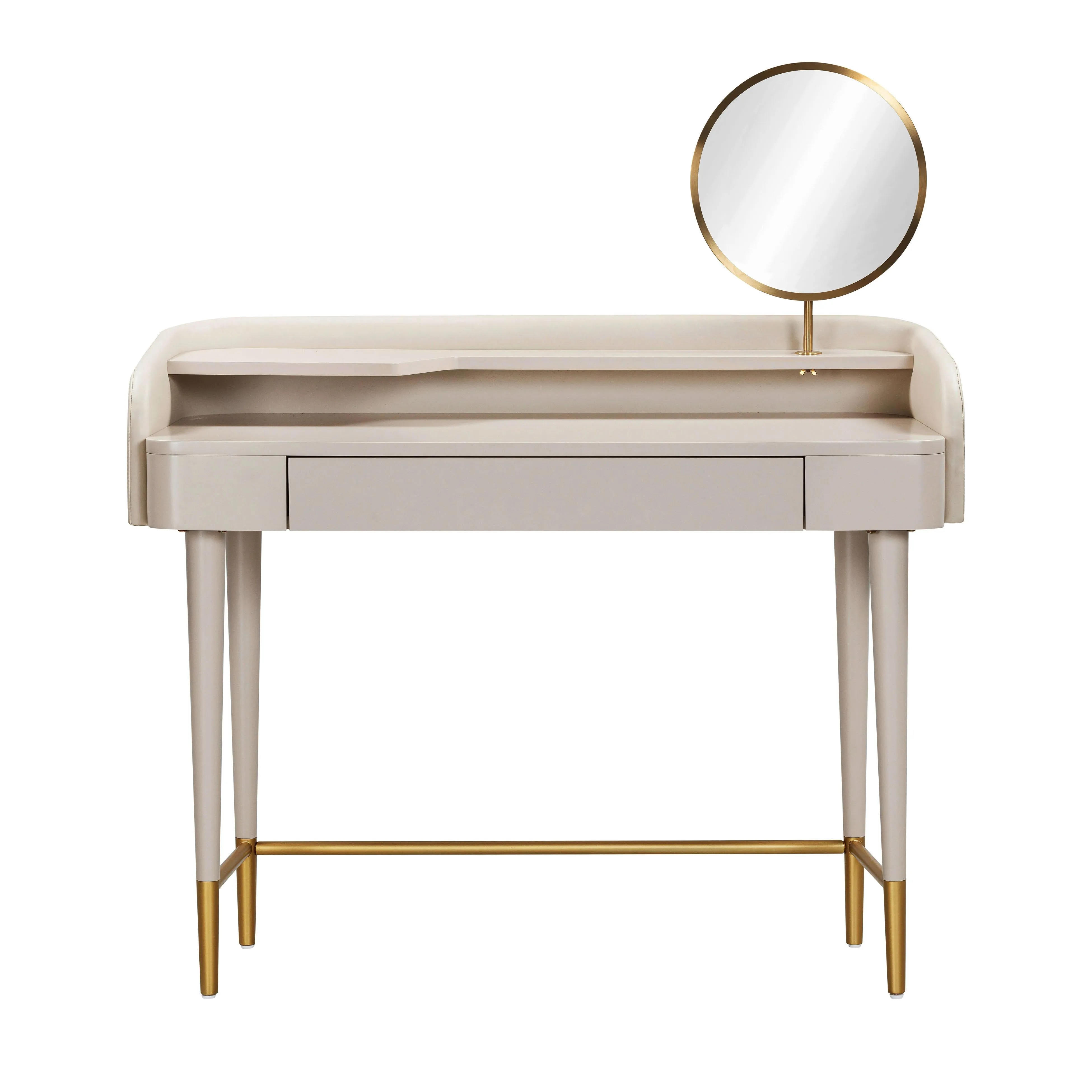 Penelope Performance Vegan Leather Wrapped Vanity Desk - Image 13