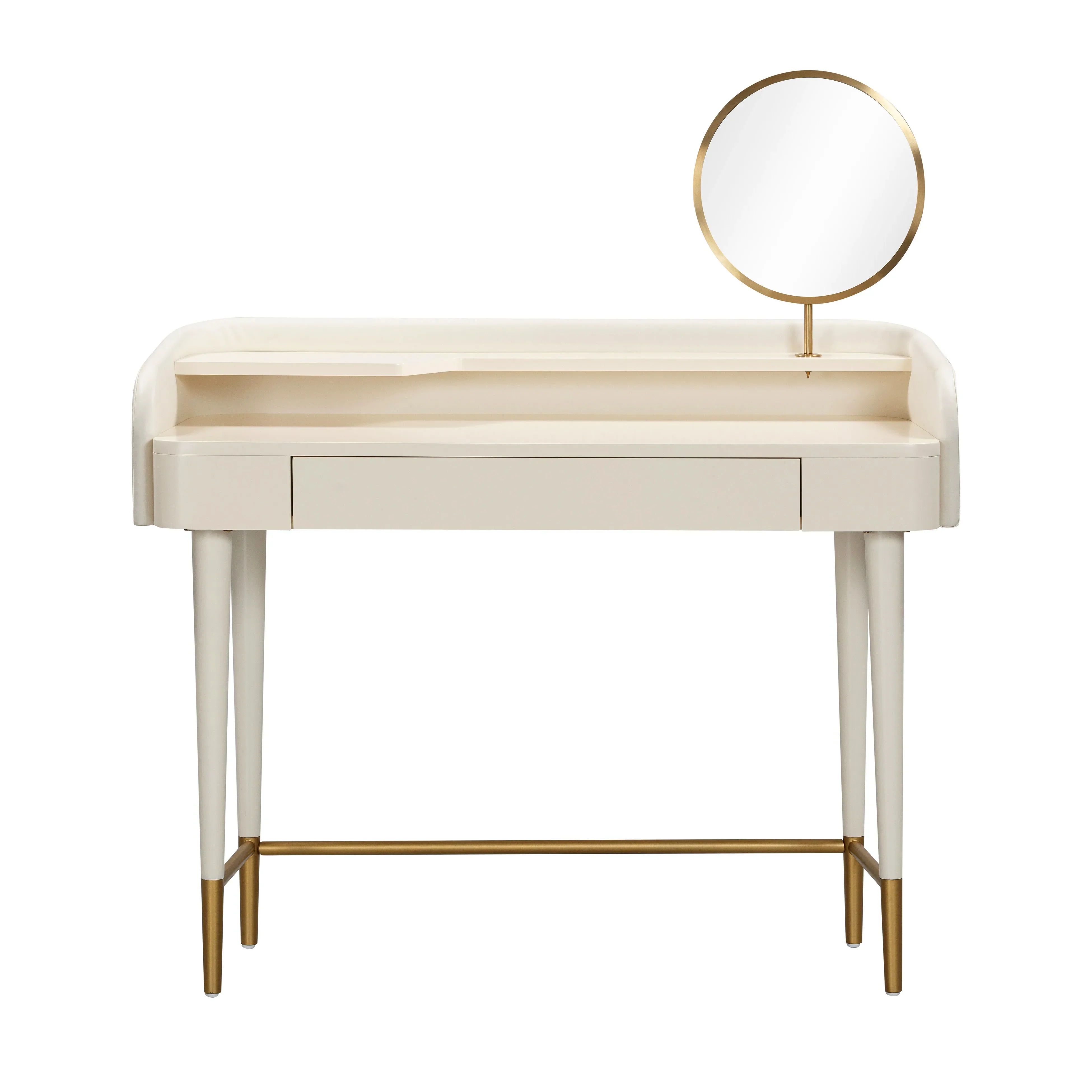 Penelope Performance Vegan Leather Wrapped Vanity Desk - Image 3