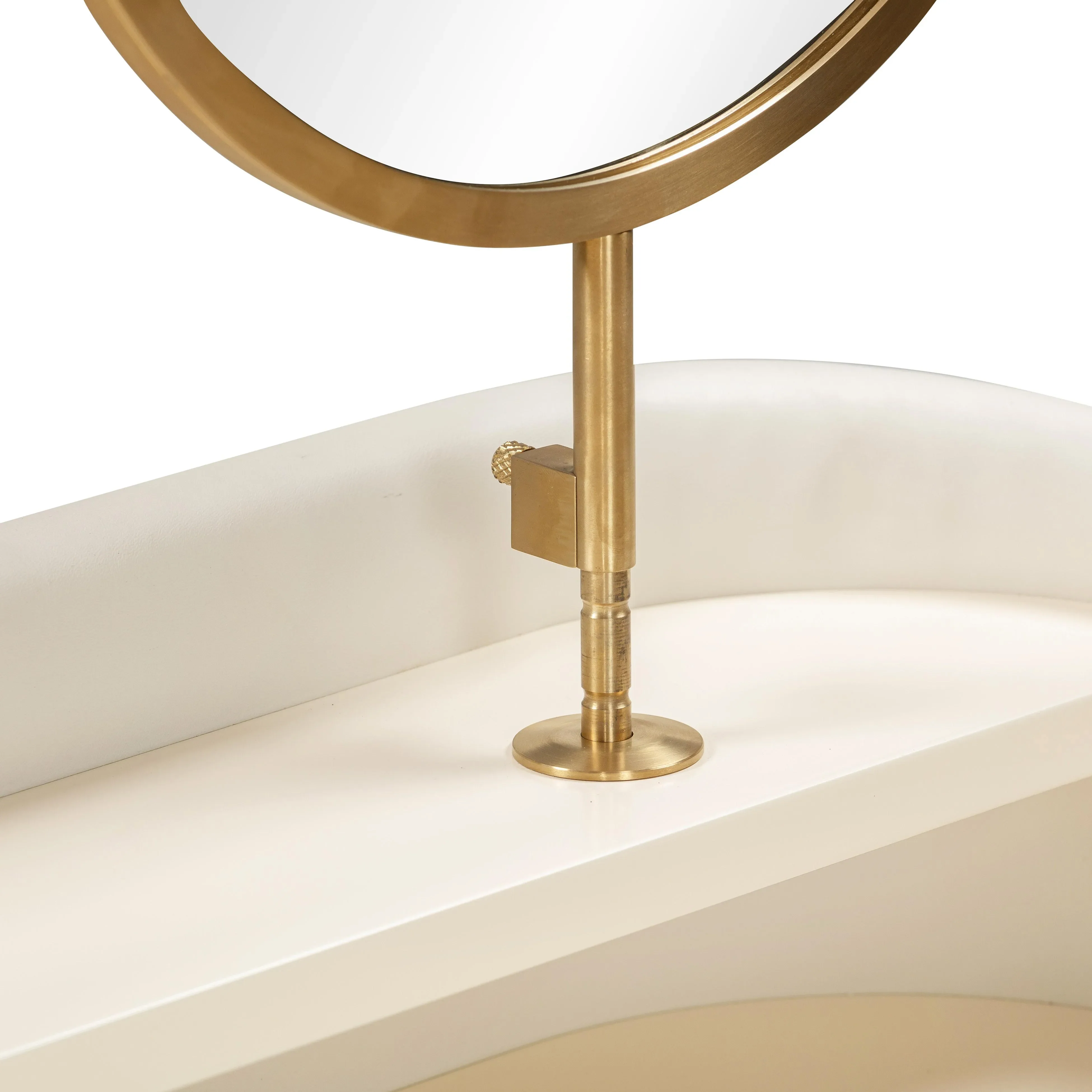 Penelope Performance Vegan Leather Wrapped Vanity Desk - Image 5